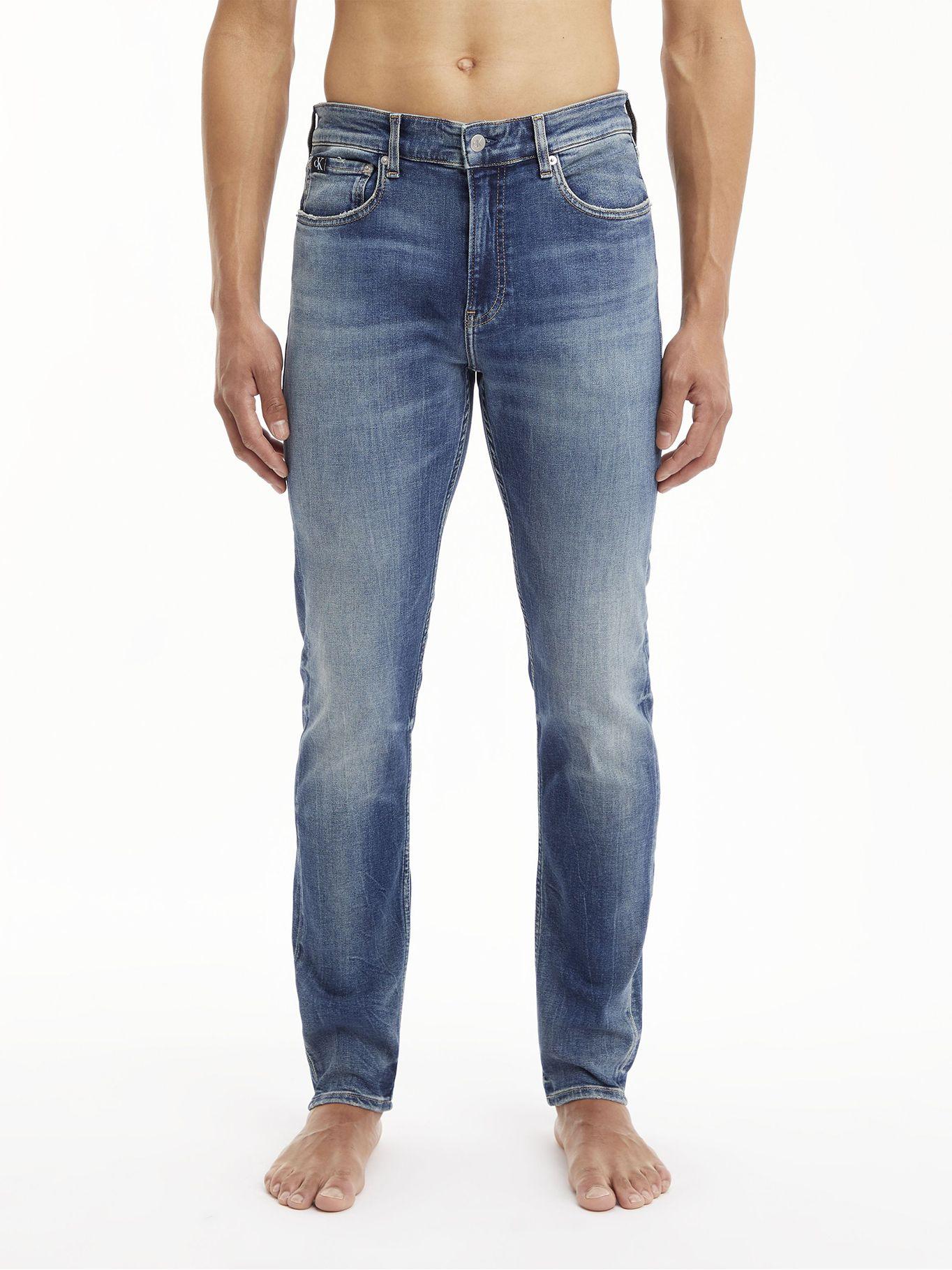 Jeans Slim Taper Azul Calvin Klein-0