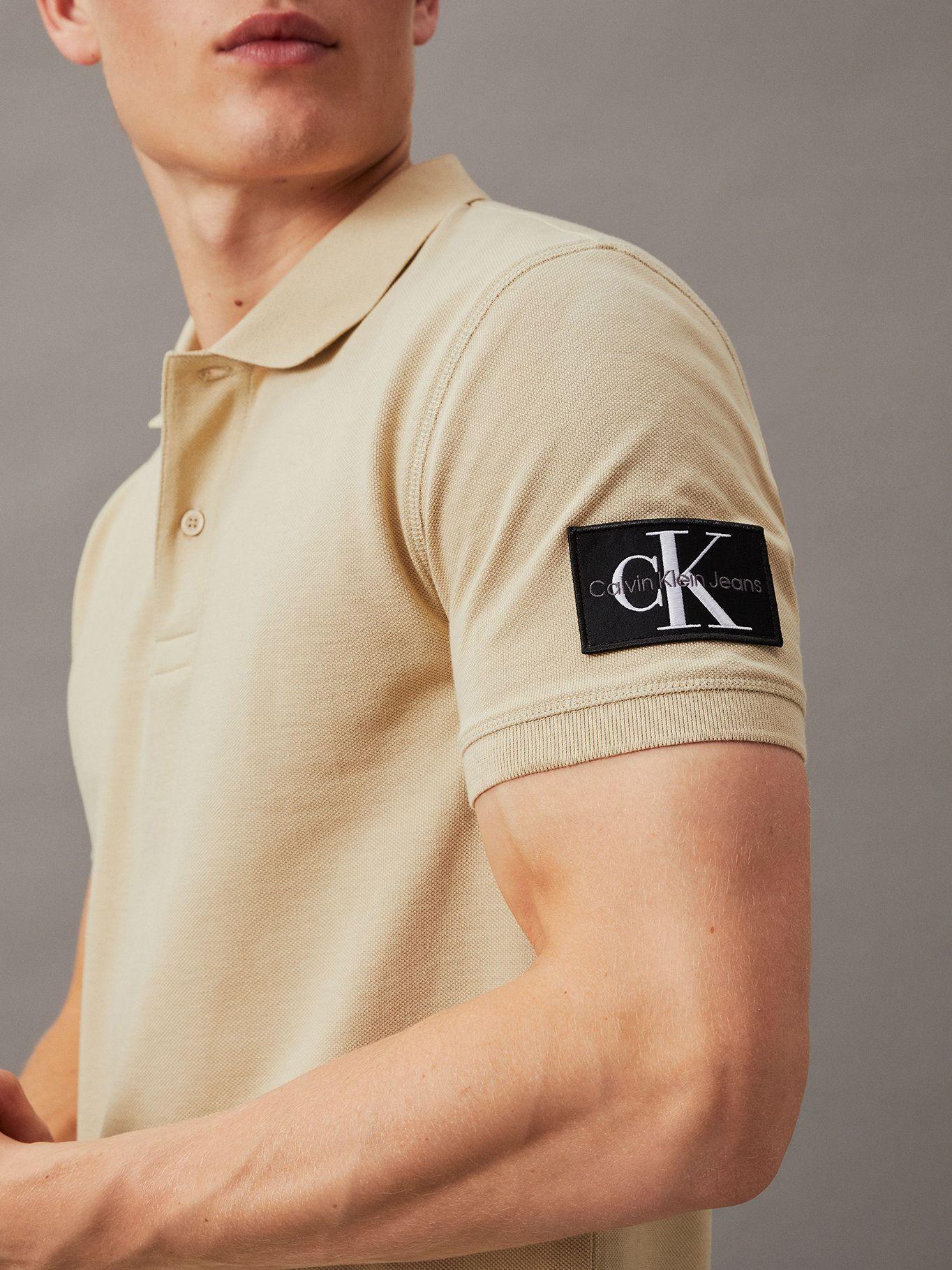 Polo Badge Beige Calvin Klein-3