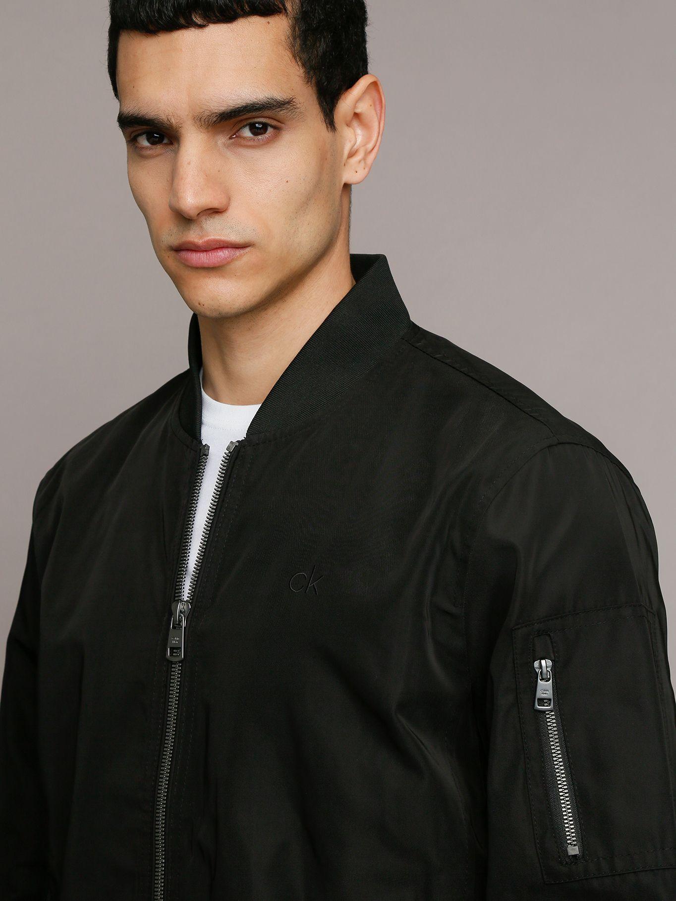 Chaqueta Ligera Con Cremallera Negro Calvin Klein-4