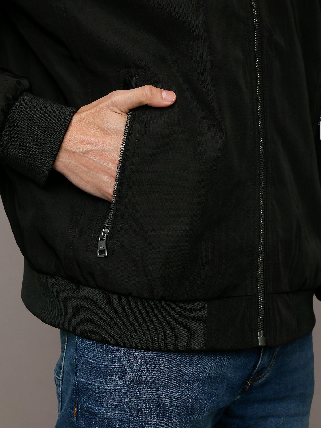 Chaqueta Ligera Con Cremallera Negro Calvin Klein-5