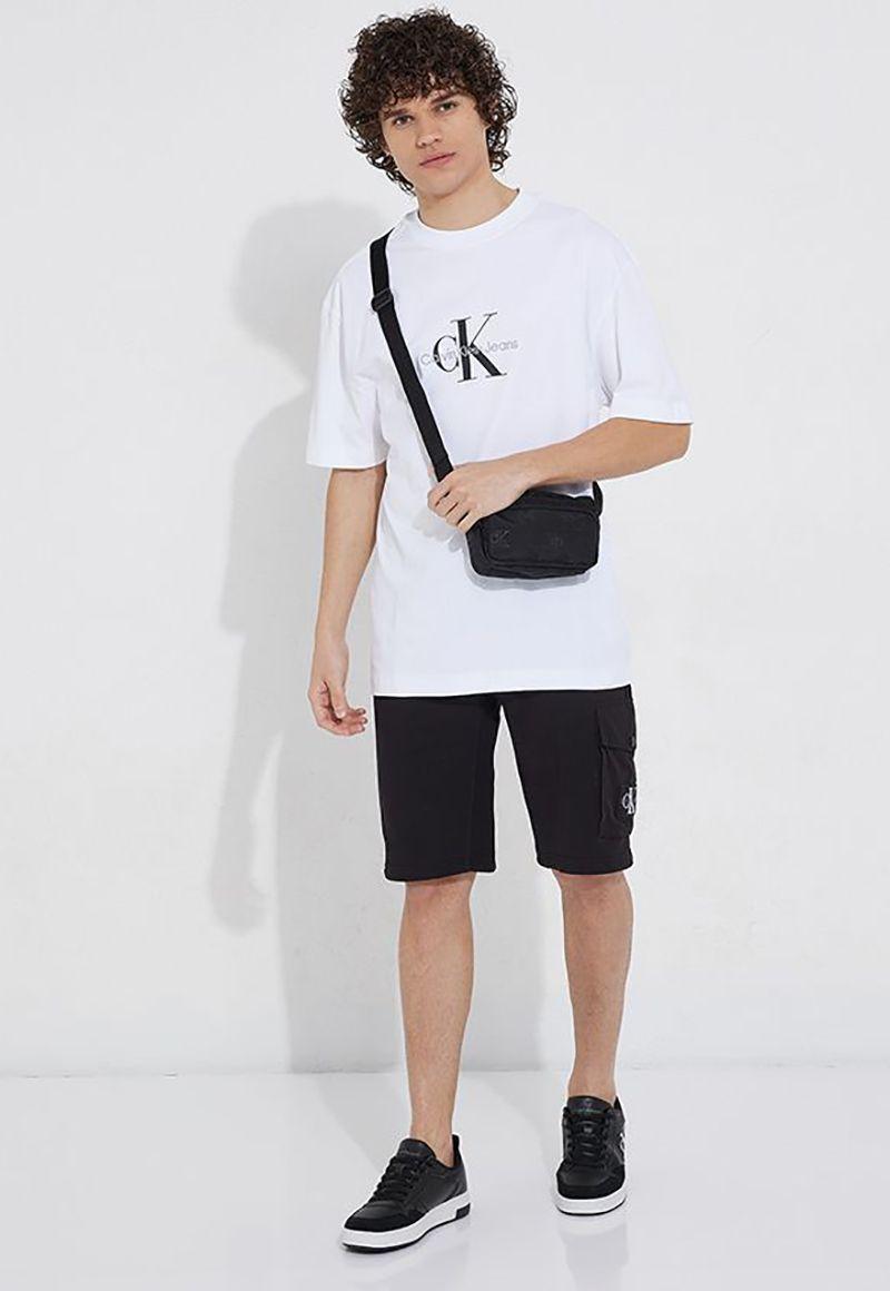 Camiseta oversized con monograma Blanco Calvin Klein-1