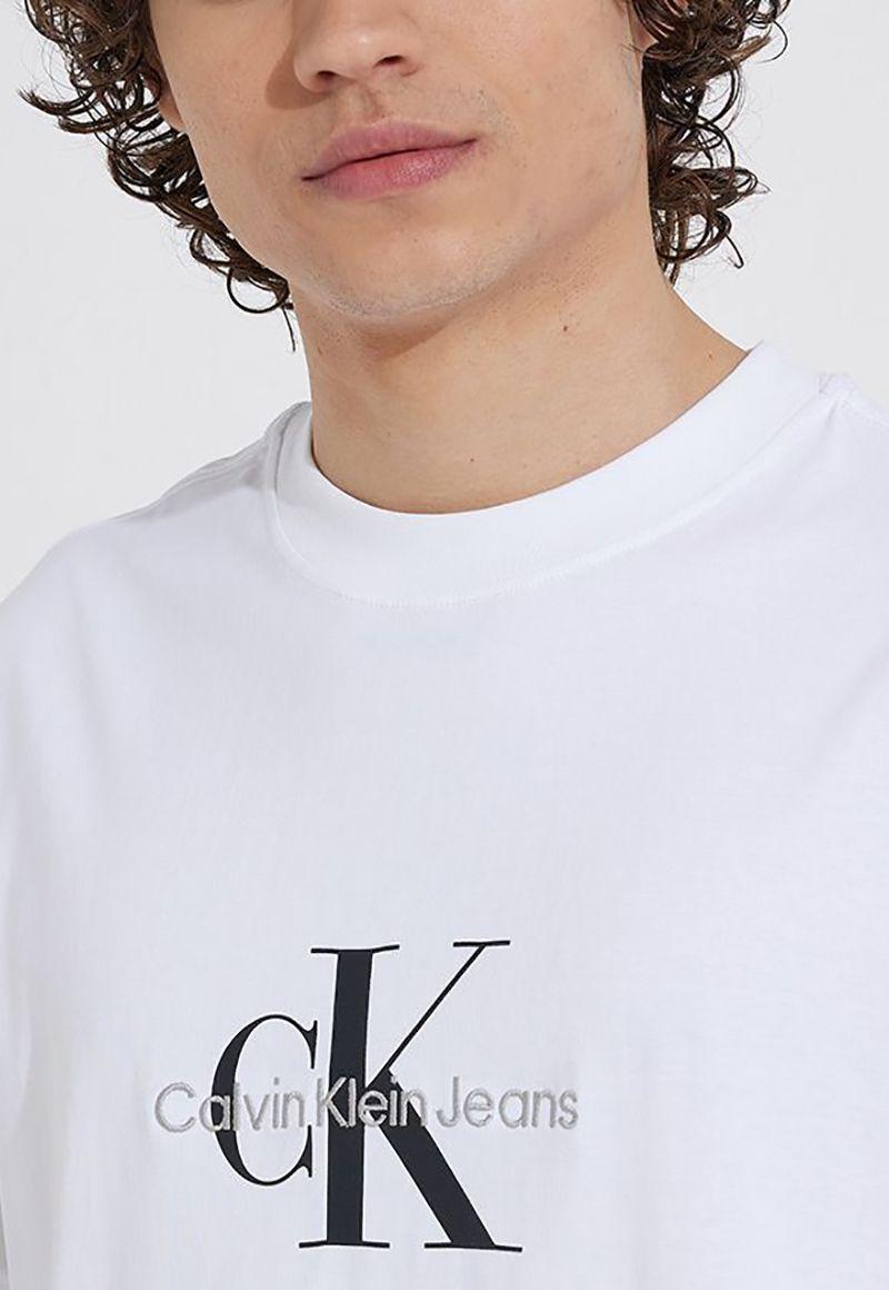 Camiseta oversized con monograma Blanco Calvin Klein-3