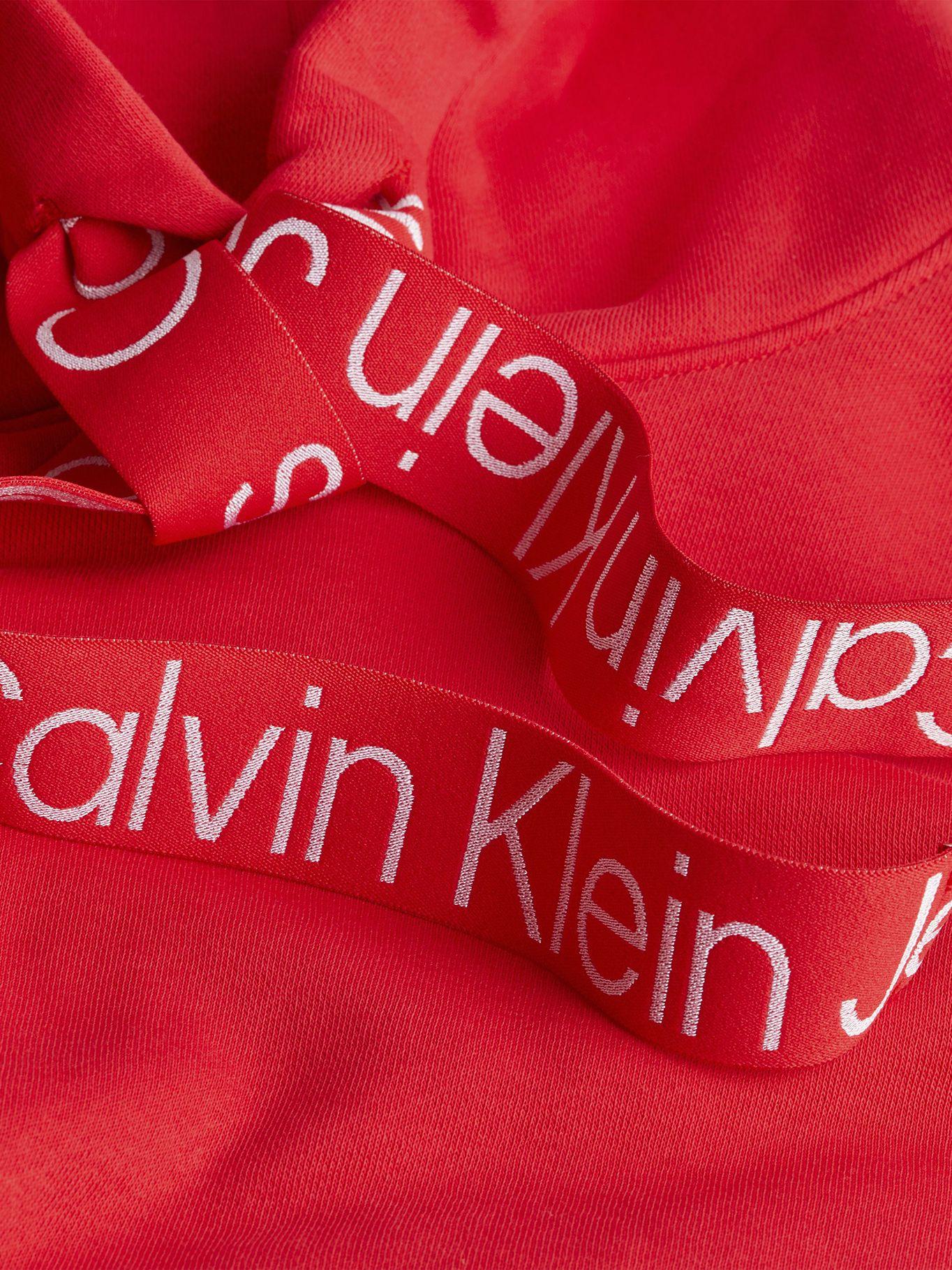 Polerón Hoodie Contrast Rojo Calvin Klein-1