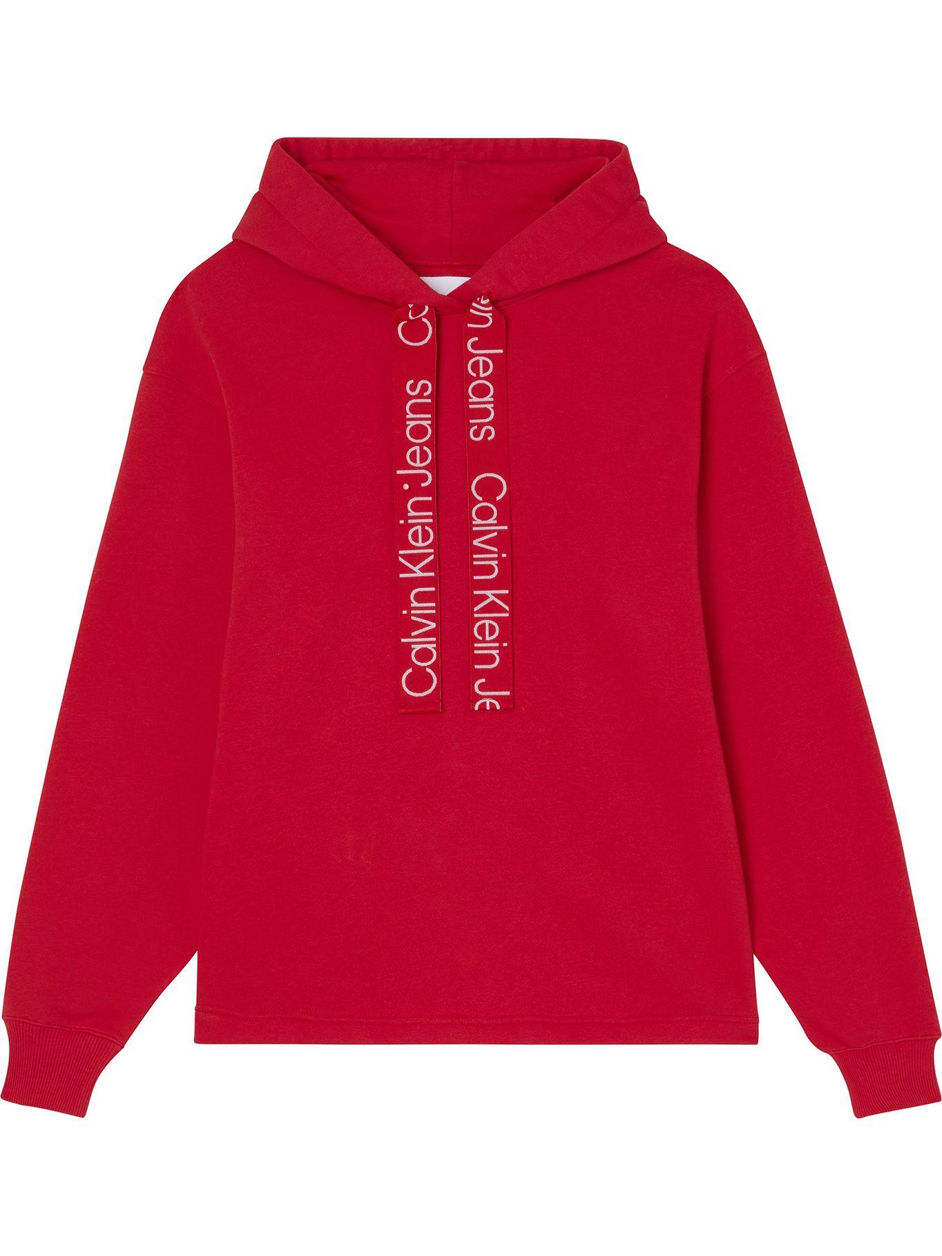 Polerón Hoodie Contrast Rojo Calvin Klein-0