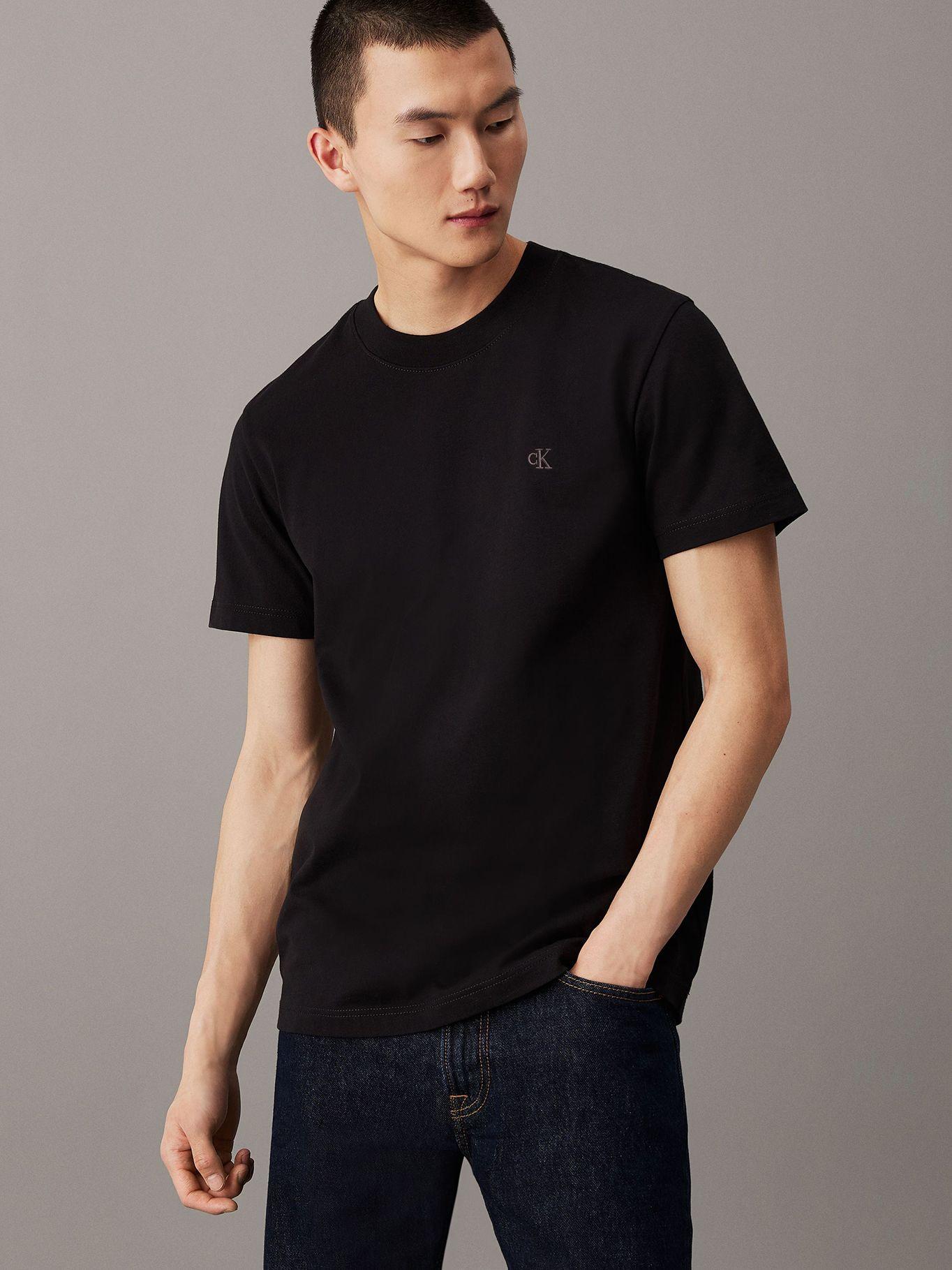 Polera Heavy Regular Negro Calvin Klein-0
