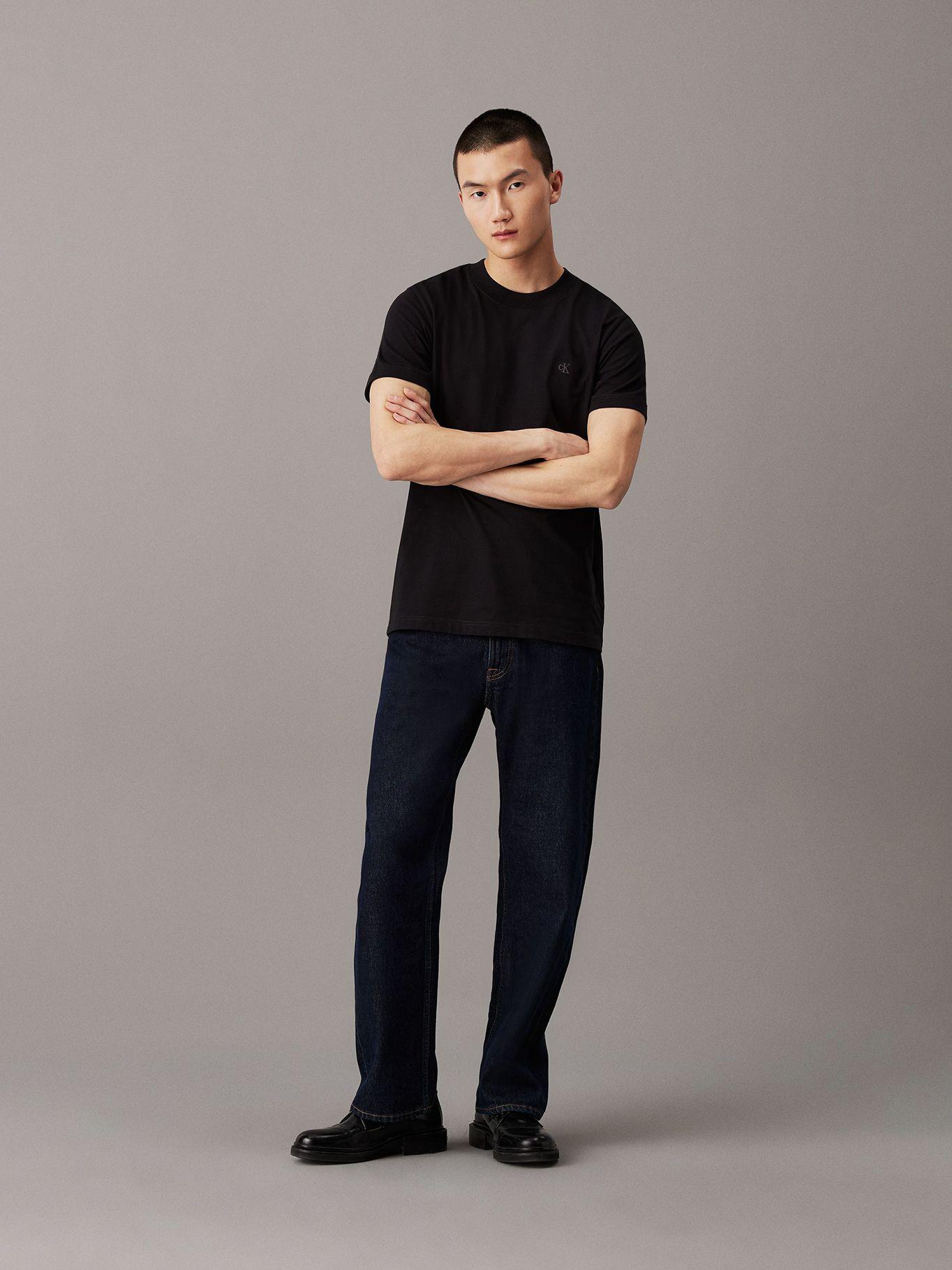 Polera Heavy Regular Negro Calvin Klein-1