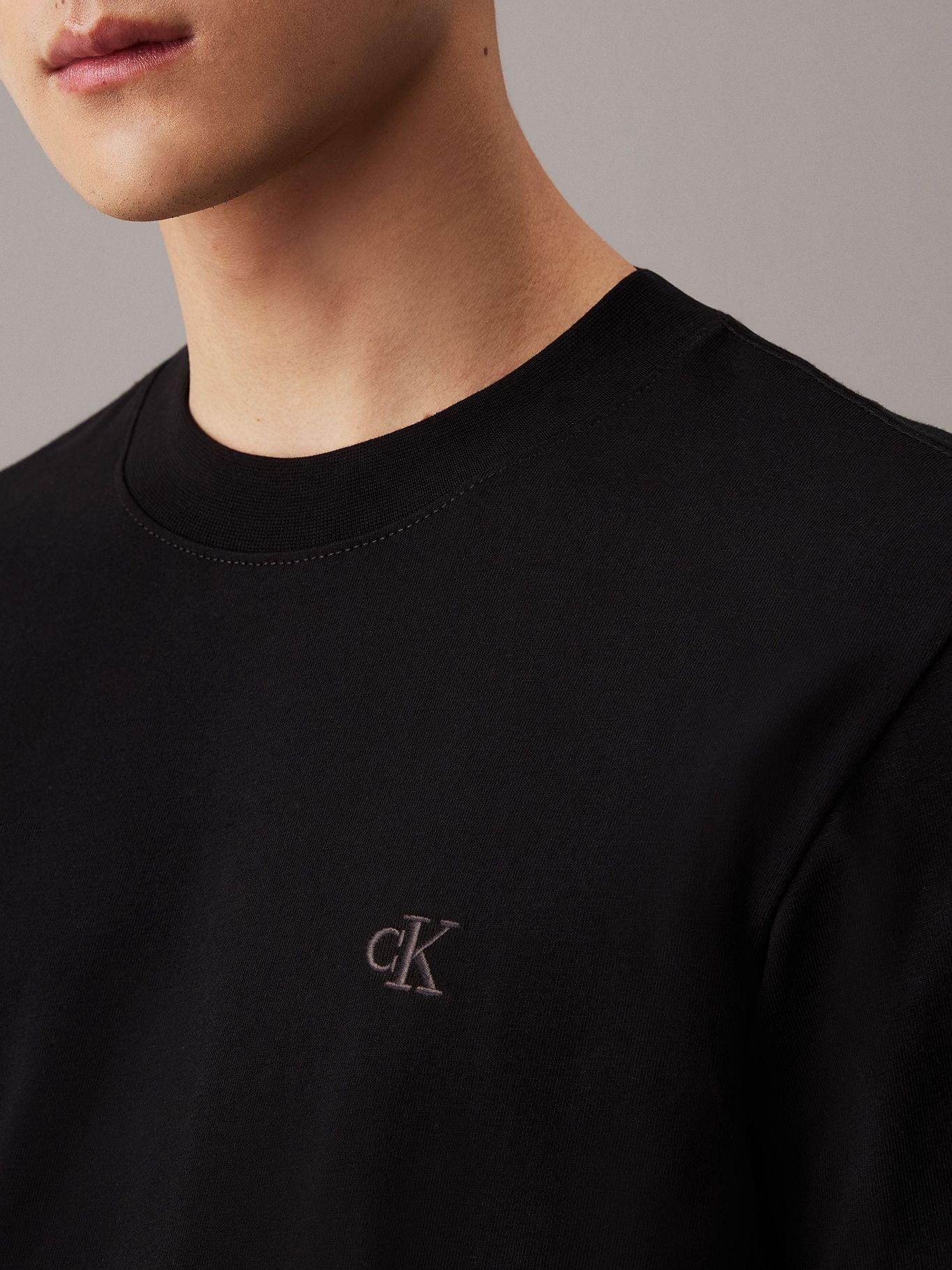 Polera Heavy Regular Negro Calvin Klein-3