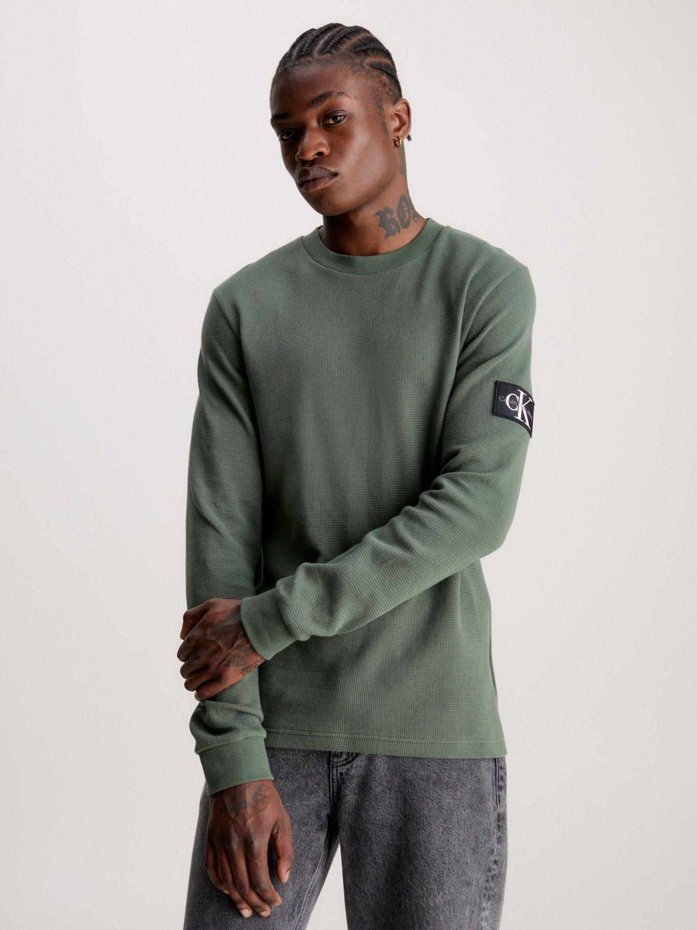 Polera Ls Waffle Verde Calvin Klein-0