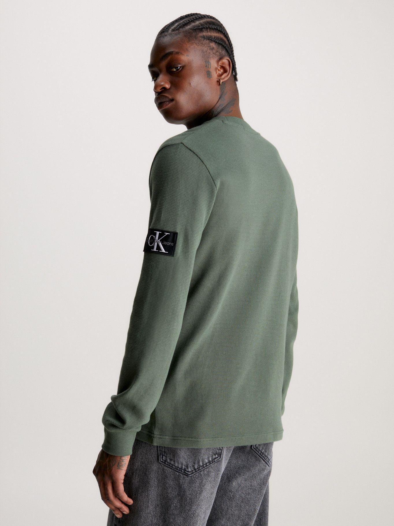 Polera Ls Waffle Verde Calvin Klein-2