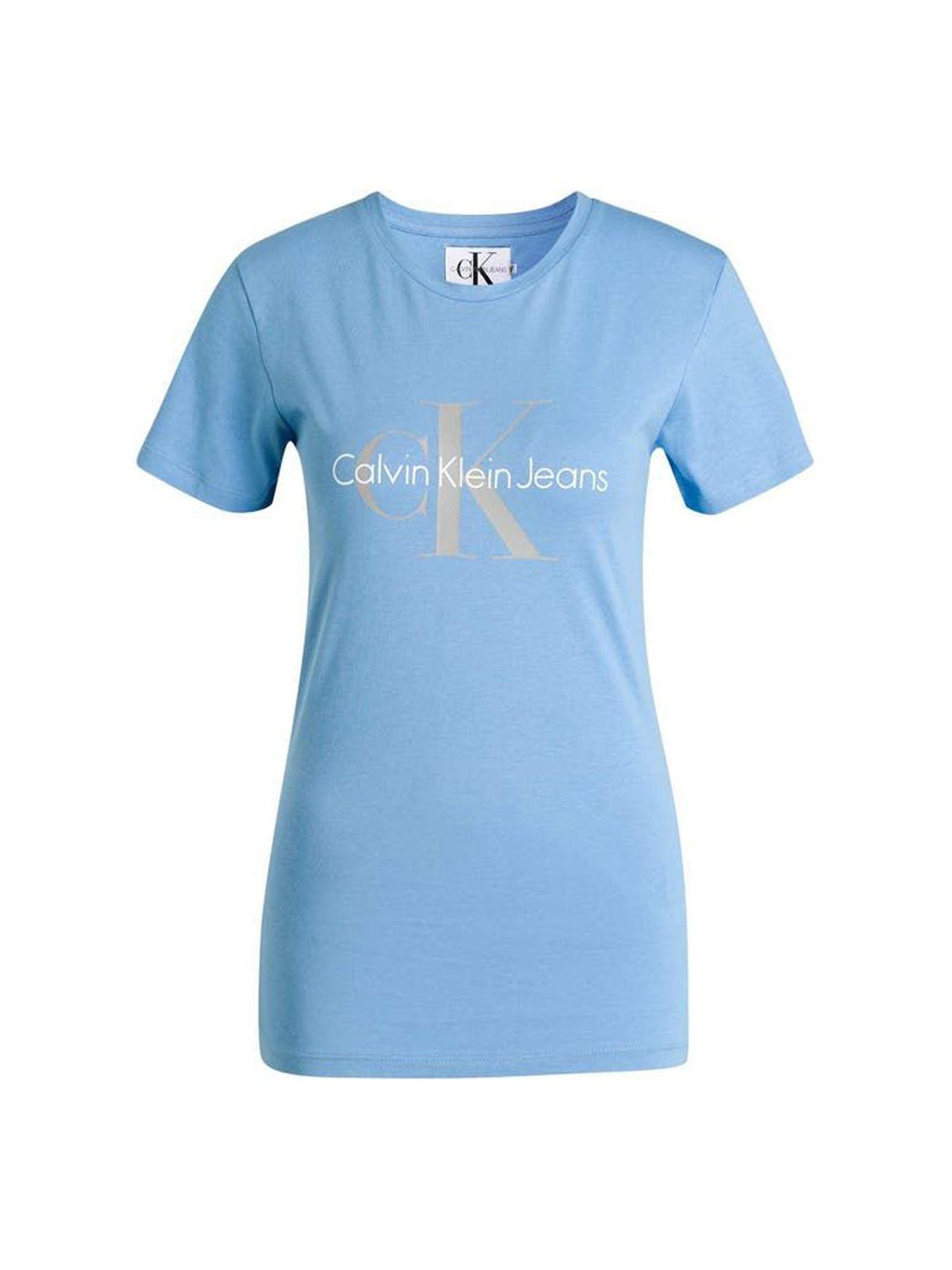 Polera Shrunken Azul Calvin Klein-0