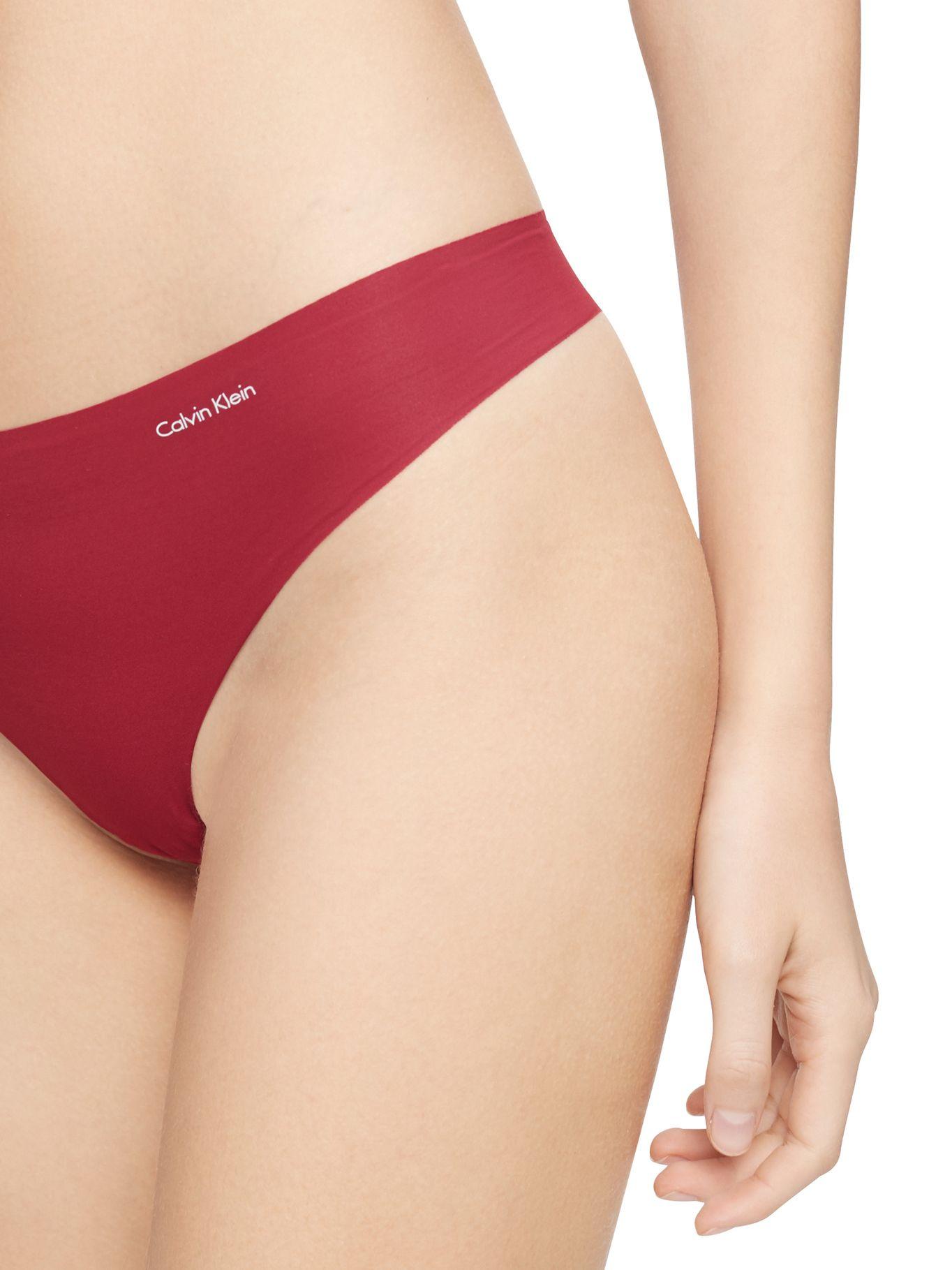 Colaless Invisible Rojo Calvin Klein-2