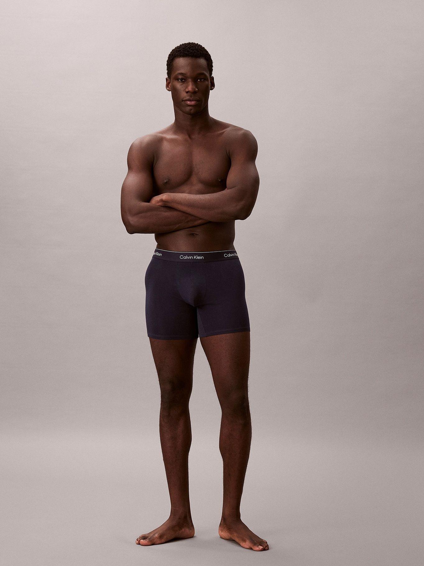 Pack 3 Bóxer Brief Icon Stretch Multicolor Calvin Klein-2