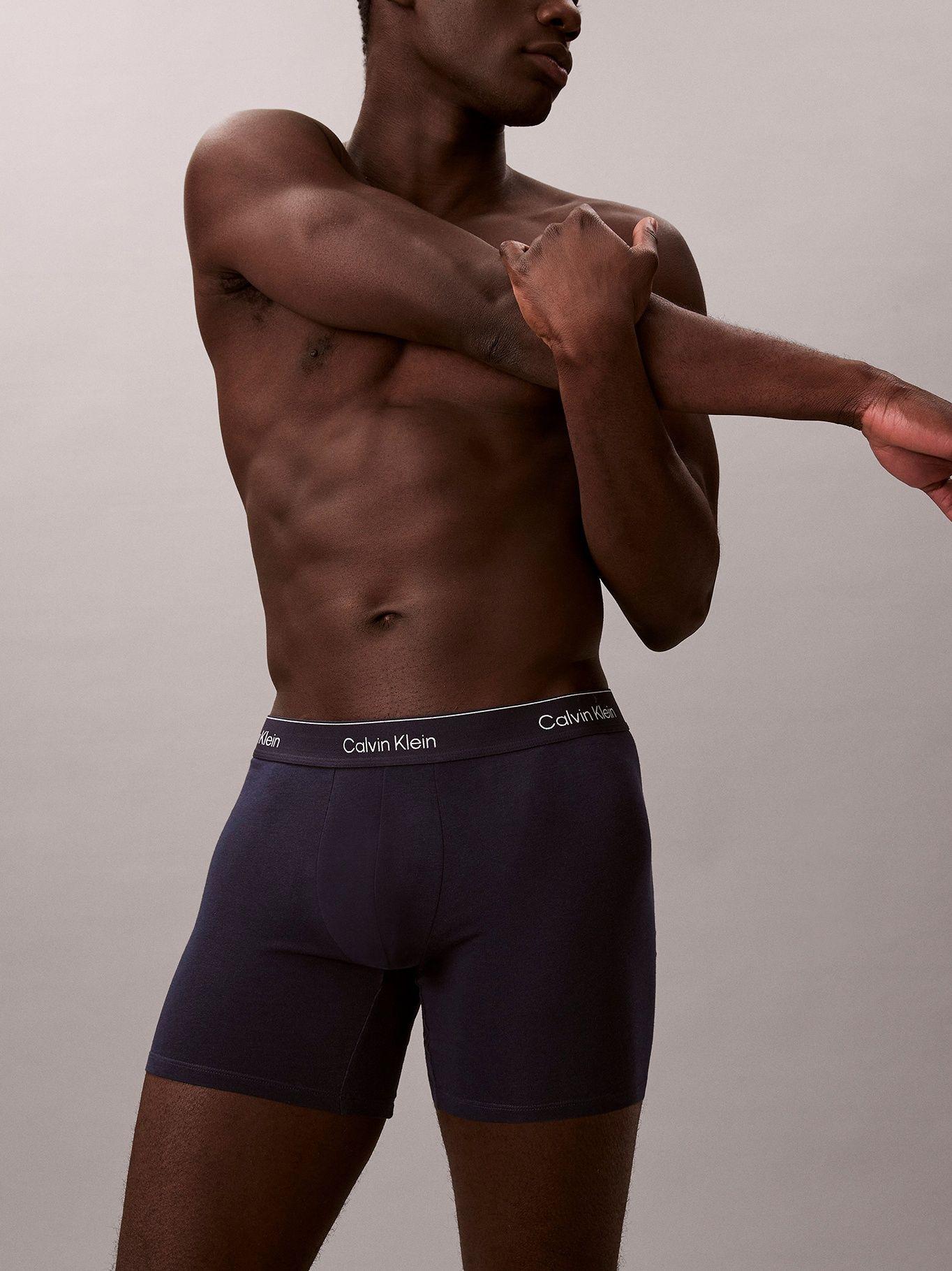 Pack 3 Bóxer Brief Icon Stretch Multicolor Calvin Klein-4