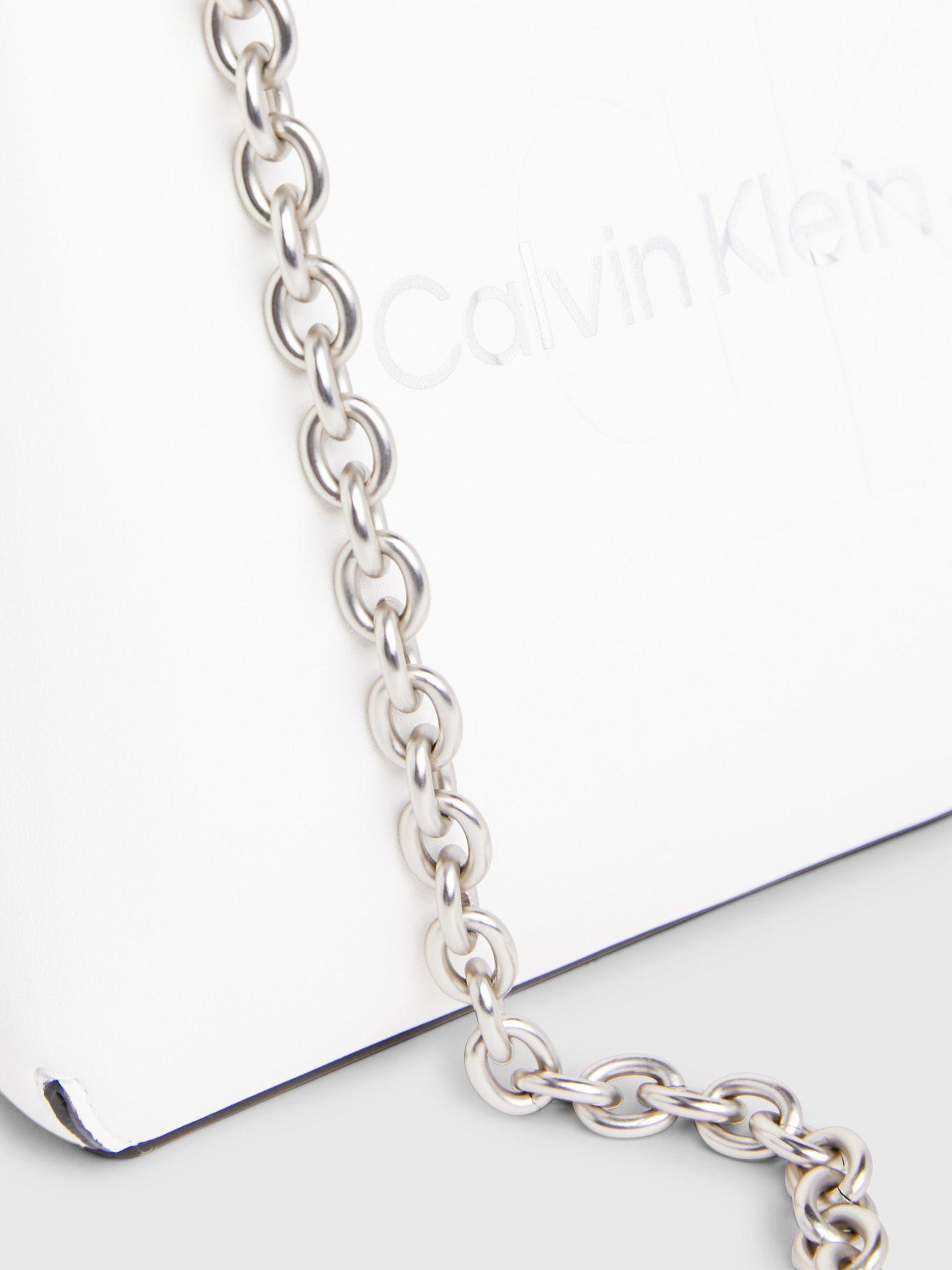 Cartera Sculpted Shoulder Blanco Calvin Klein-2