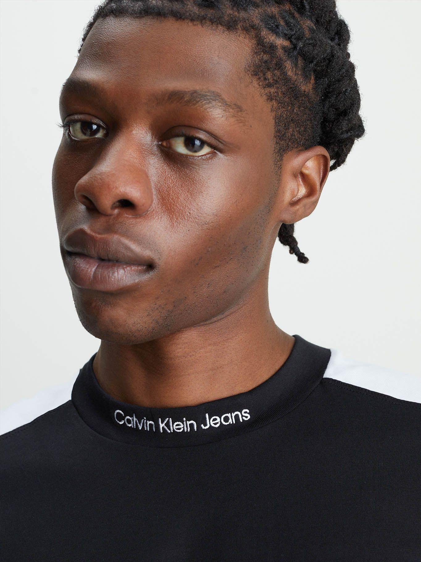 Camiseta color block Negro Calvin Klein-3