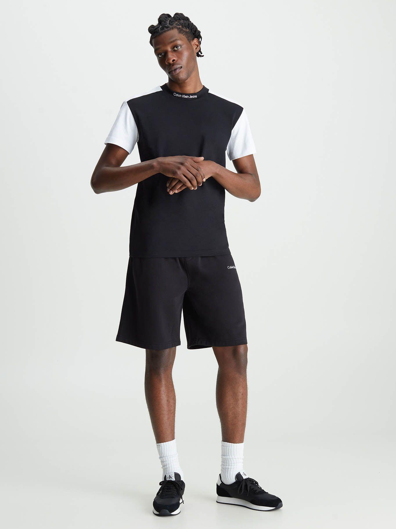 Camiseta color block Negro Calvin Klein-1