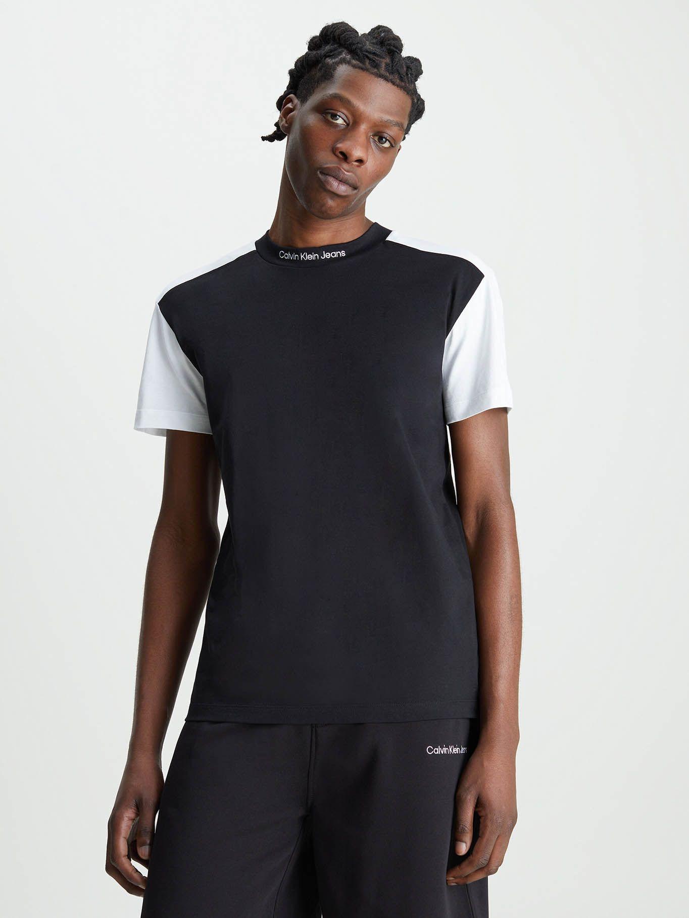 Camiseta color block Negro Calvin Klein-0