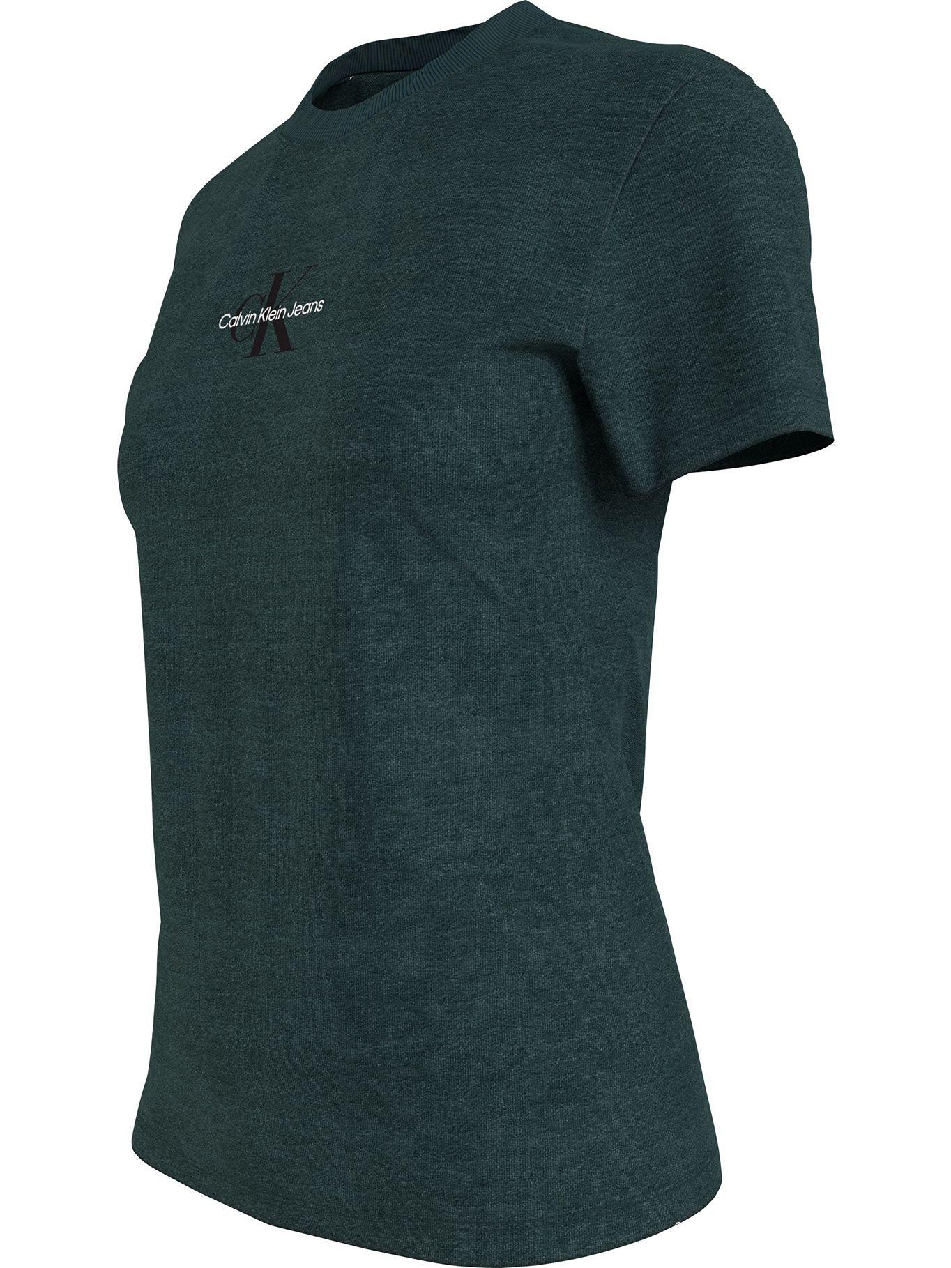 Polera Monogram Logo Slim Verde 135 Calvin Klein-2
