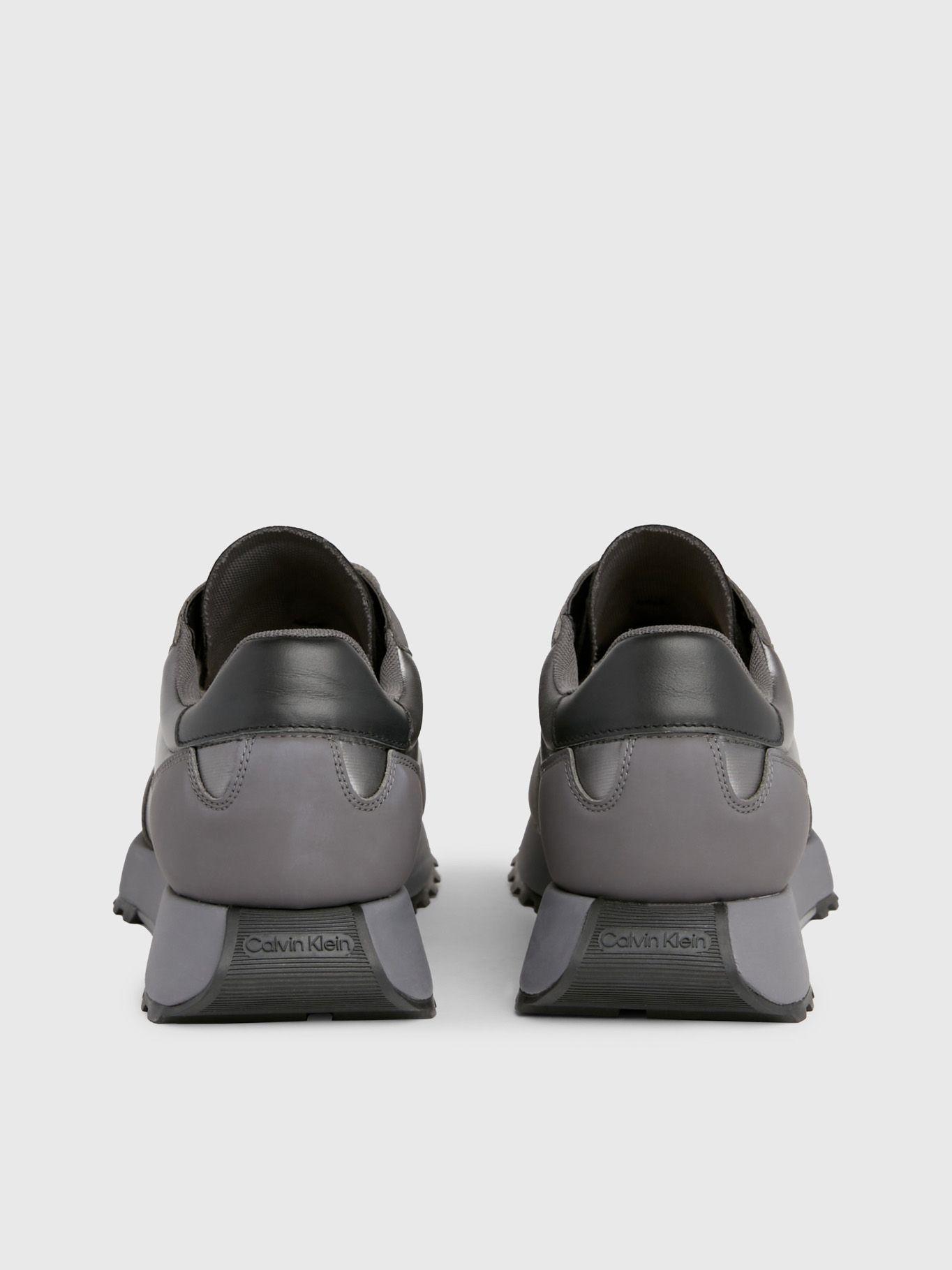 Zapatillas Lace Up Shine Plateado Calvin Klein-1