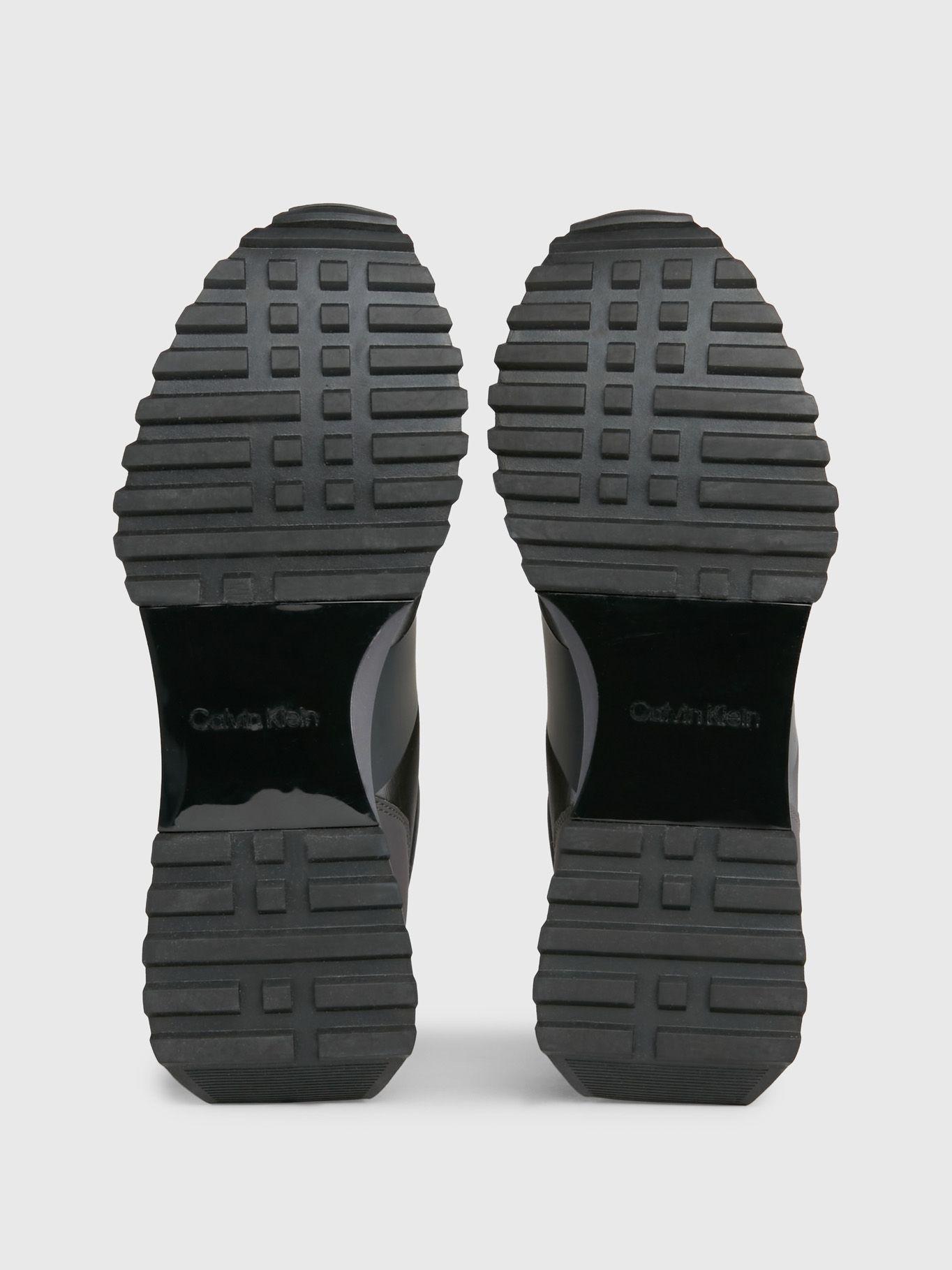 Zapatillas Lace Up Shine Plateado Calvin Klein-3