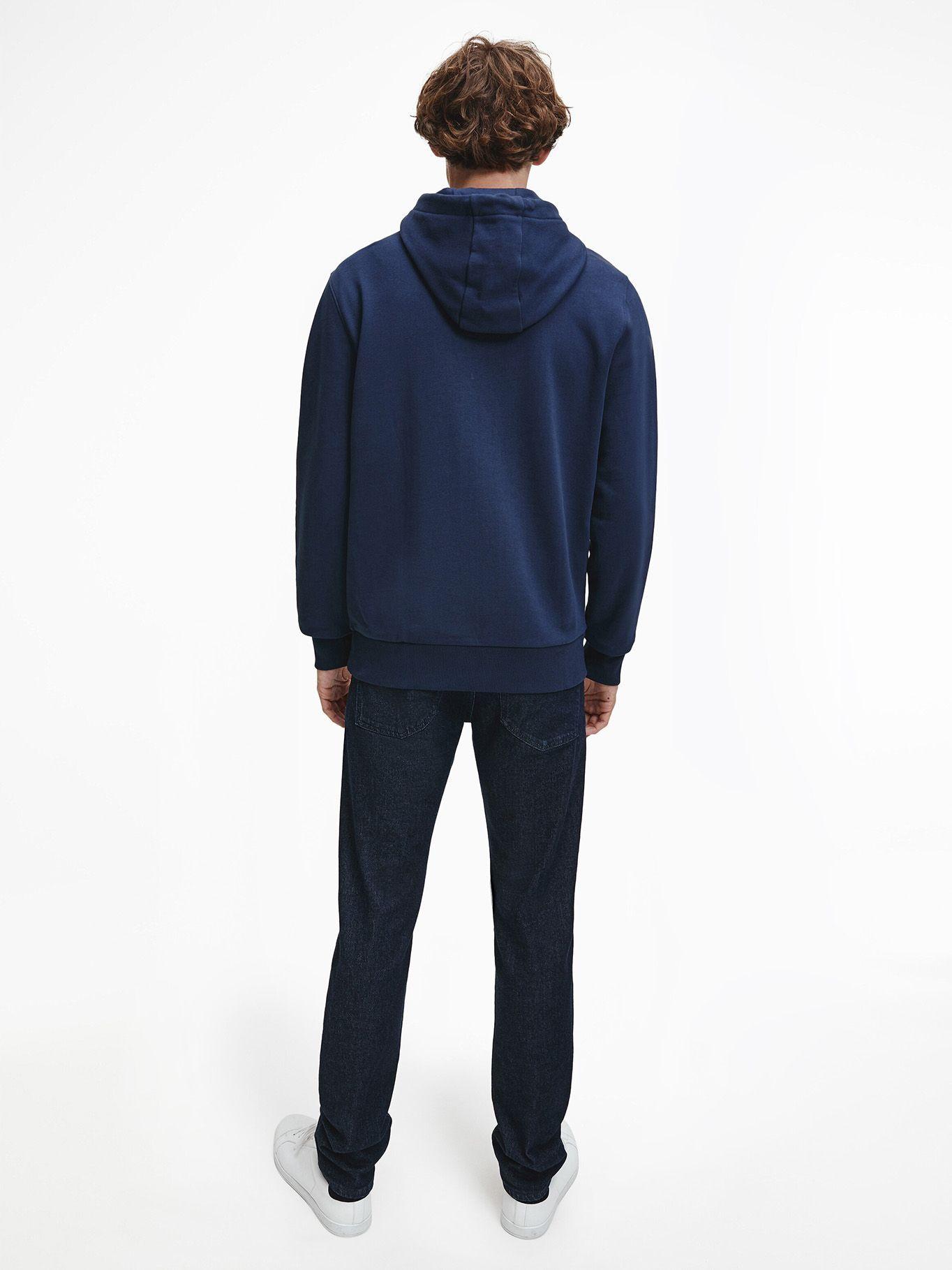 Hoodie Cotton Logo  Azul 407 Calvin Klein-2