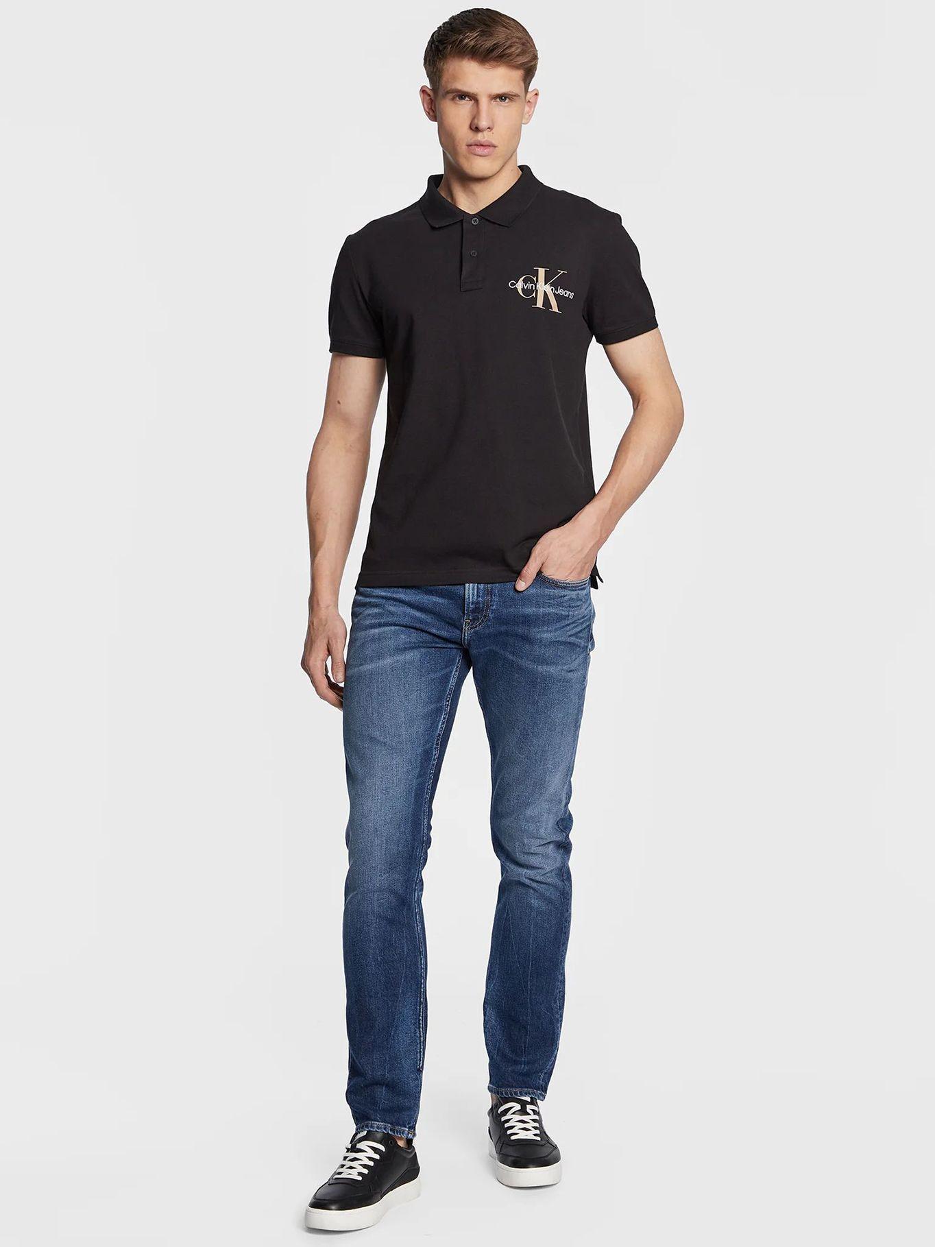 Polo con logo Negro Calvin Klein J30J322451-BEH-1