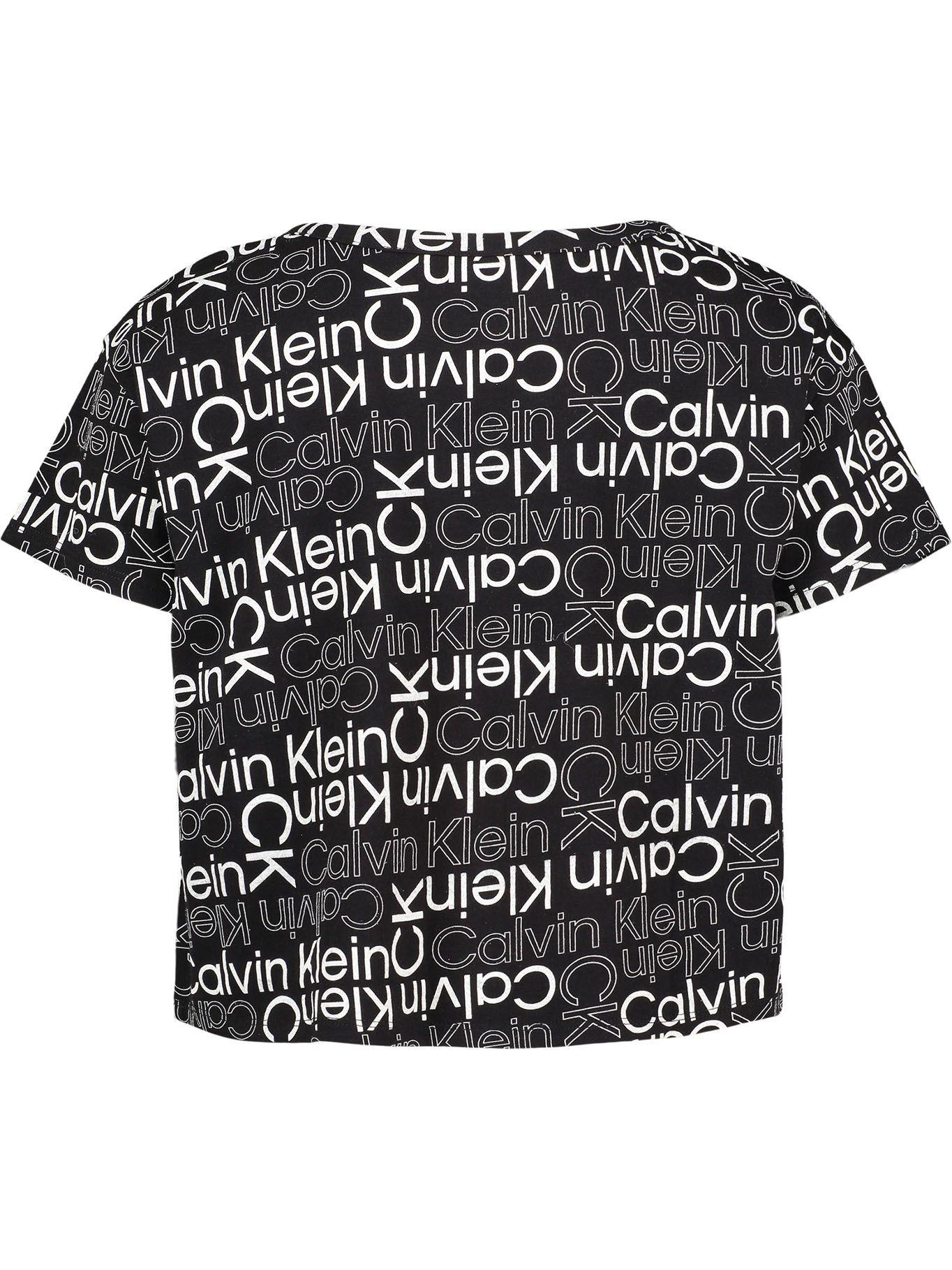 Polera Logo Repeat Negro Calvin Klein-1