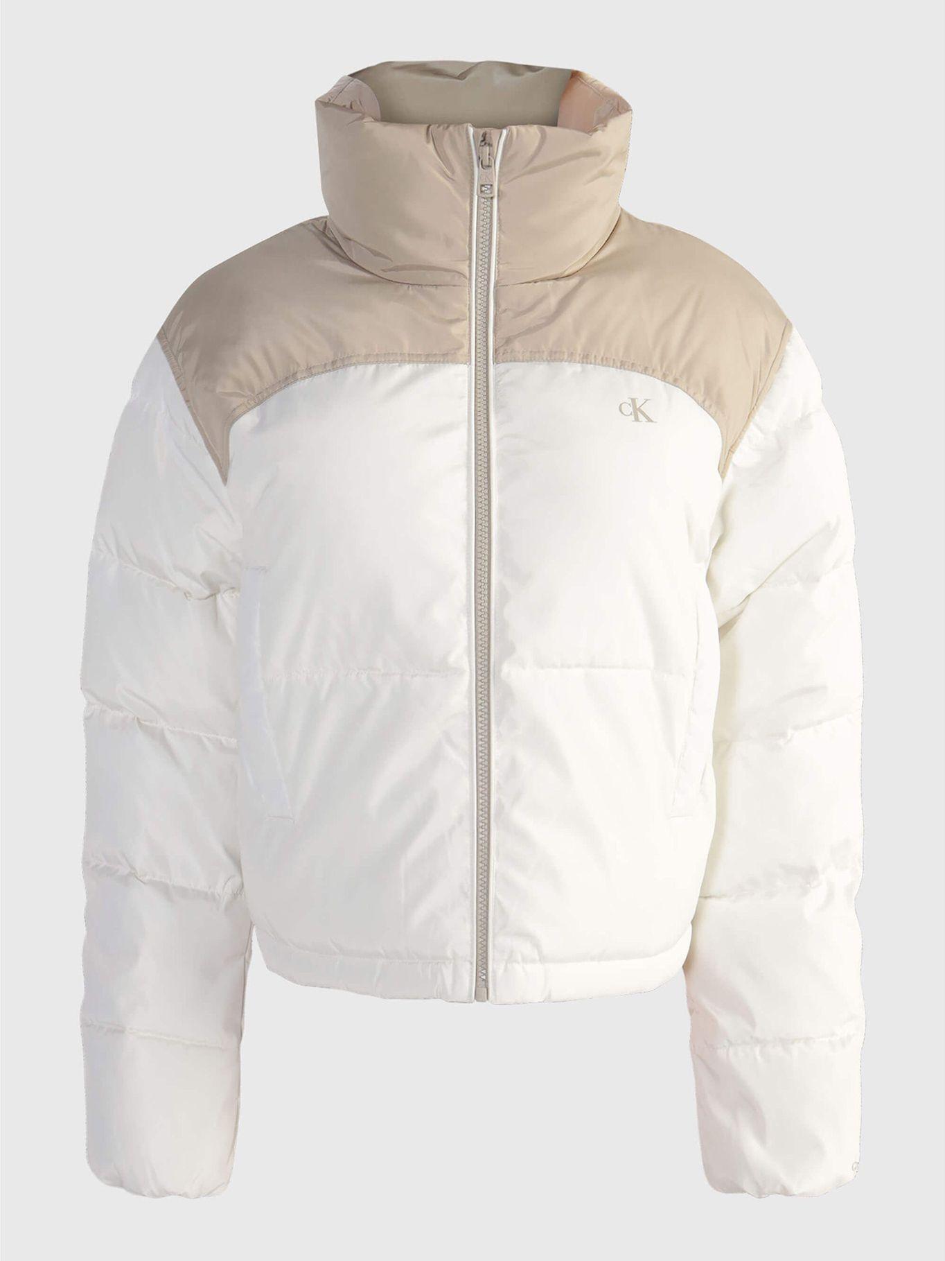 Parka Non Down Cropped Blanco-4