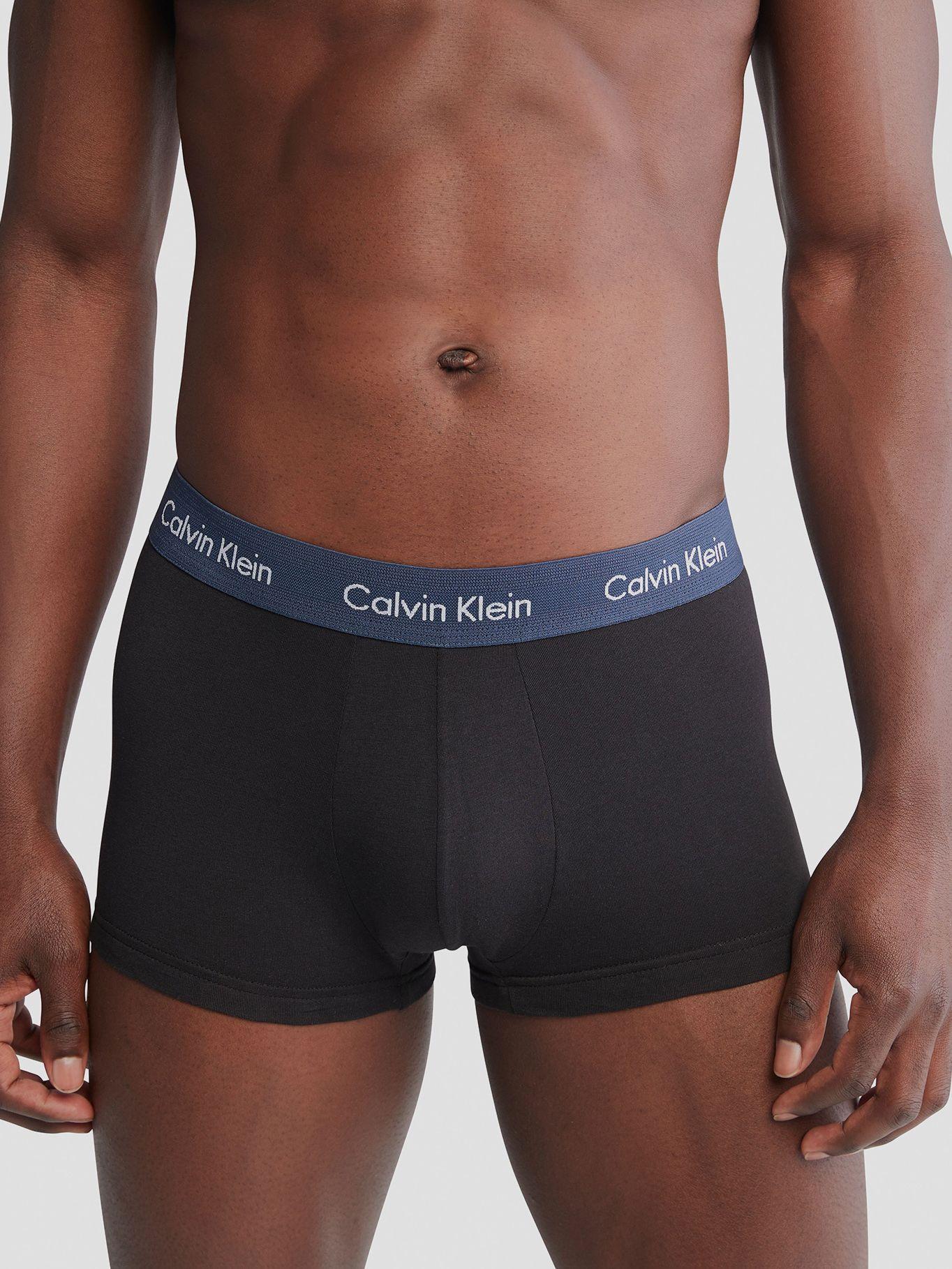 Pack 3 Cotton Bóxers Low Rise Negro Calvin Klein-3