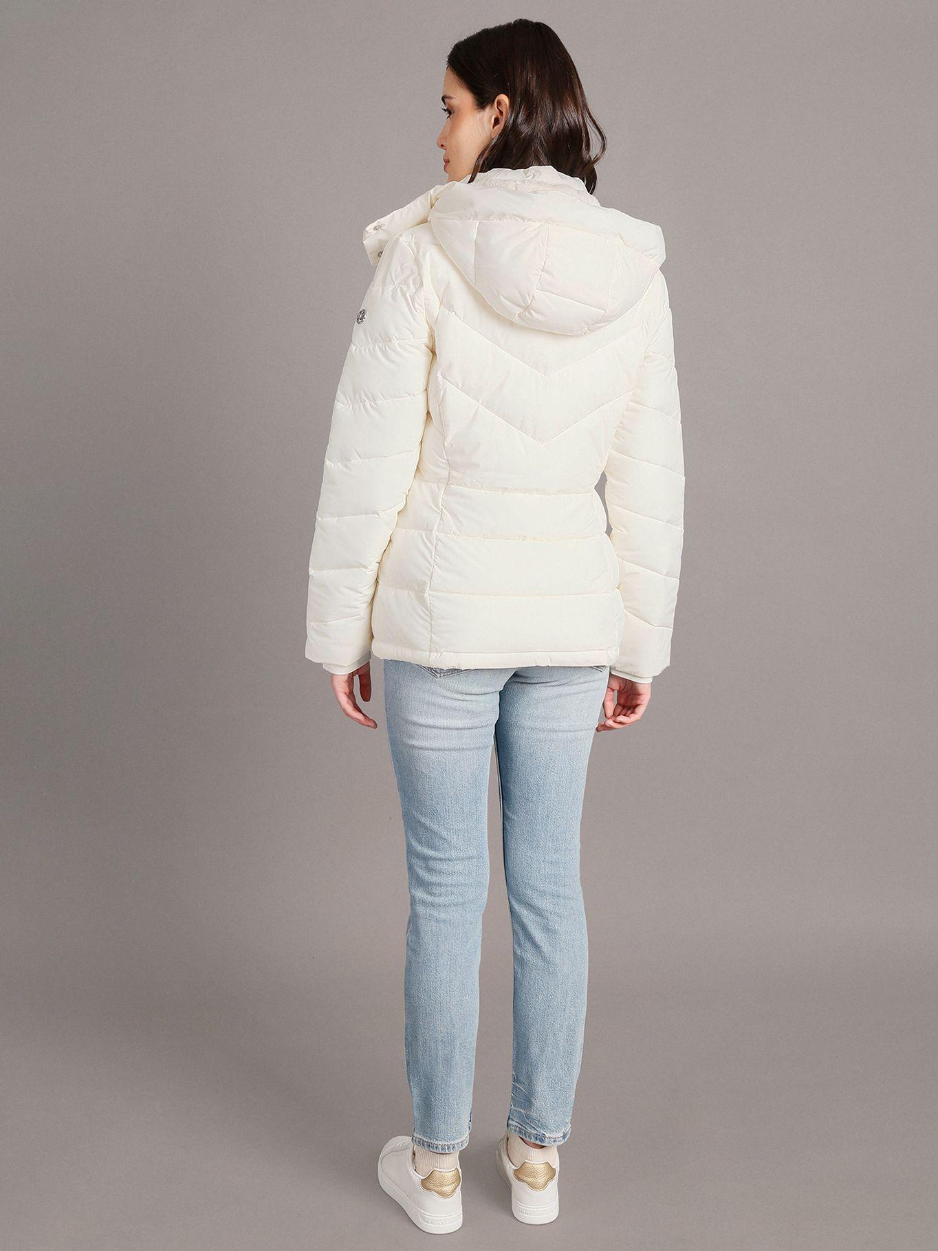Parka Strech Packable Crema Calvin Klein-2