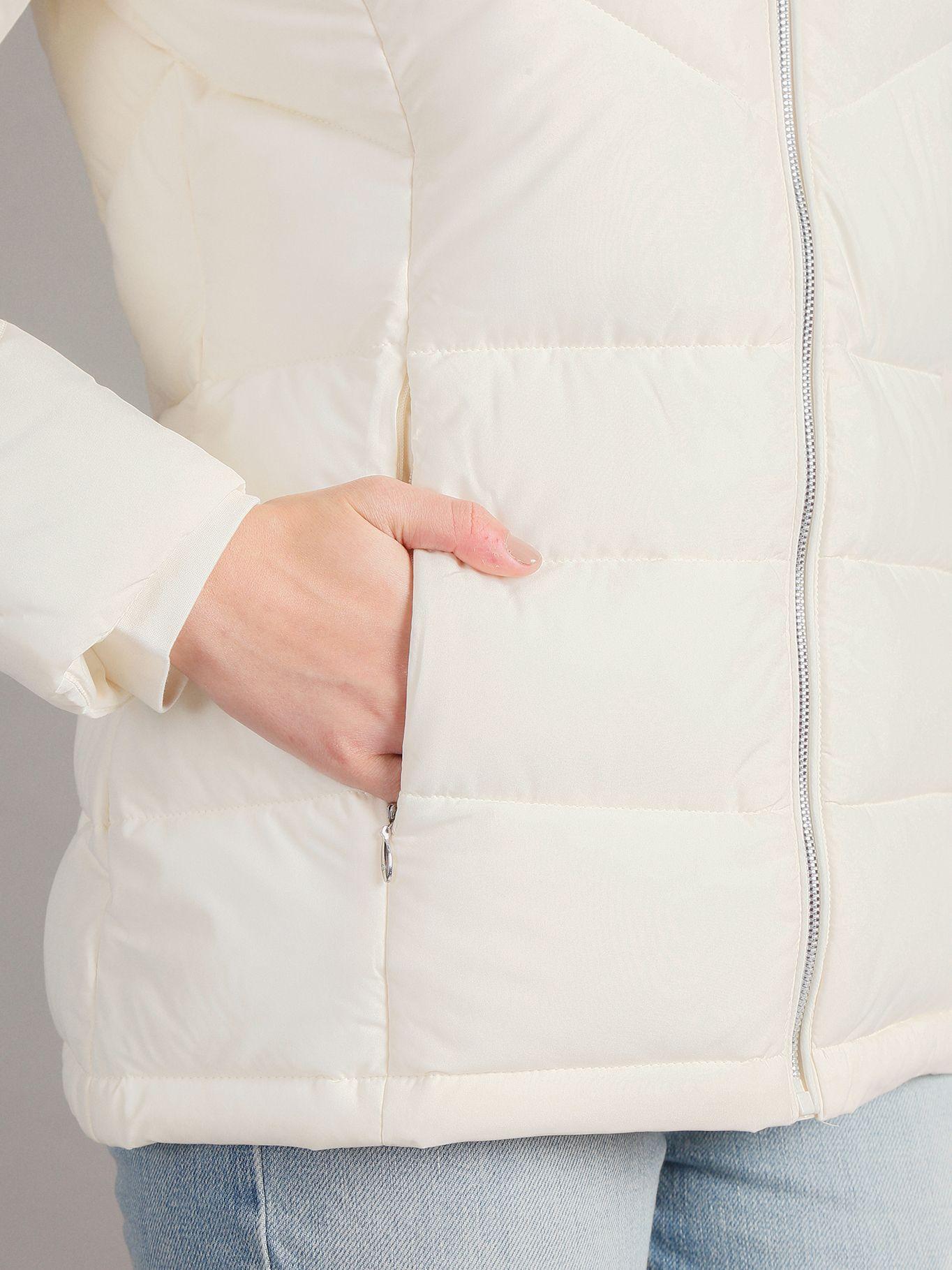 Parka Strech Packable Crema Calvin Klein-5