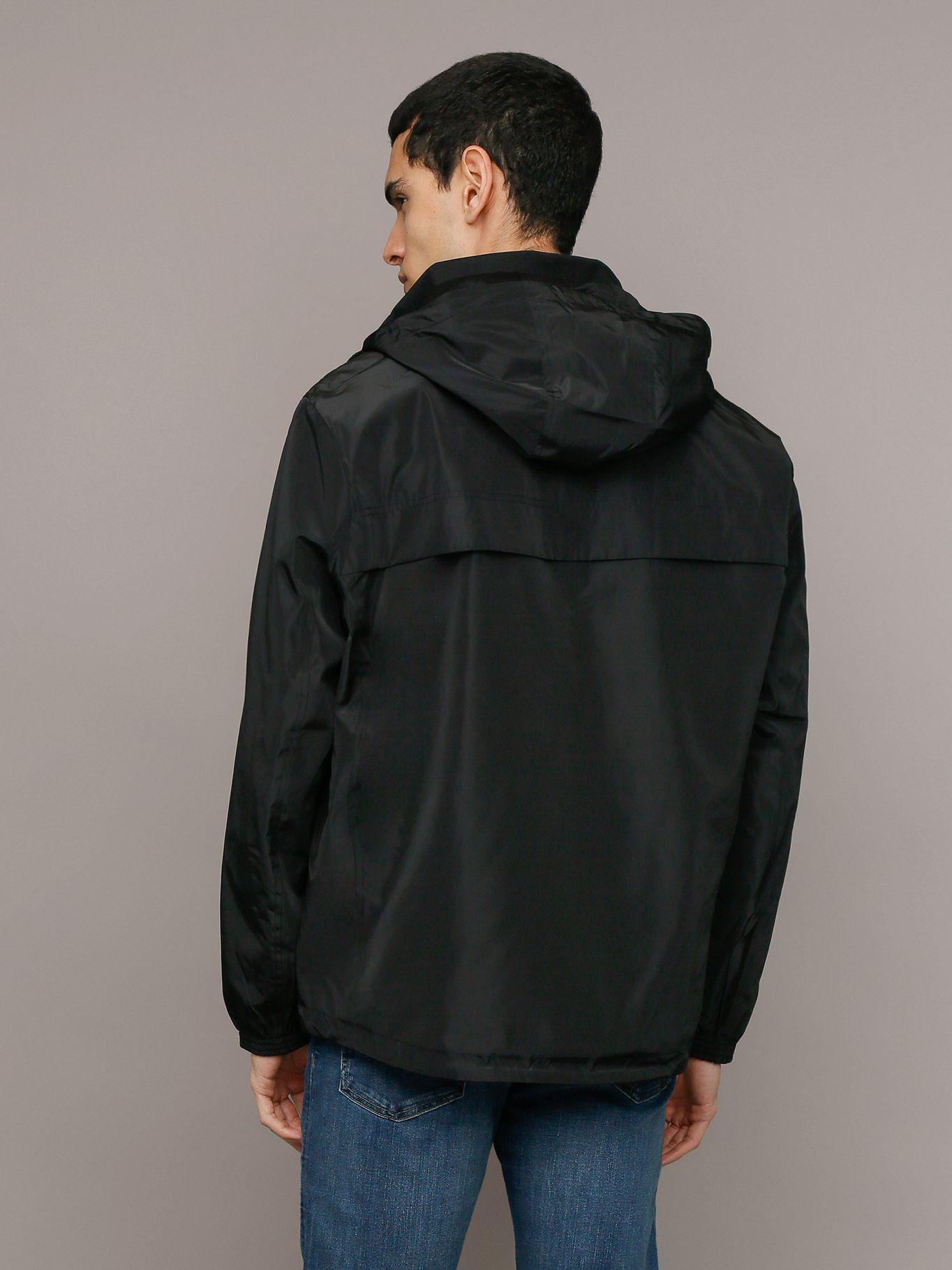 Chaqueta Ligera con Gorro Negro Calvin Klein-3