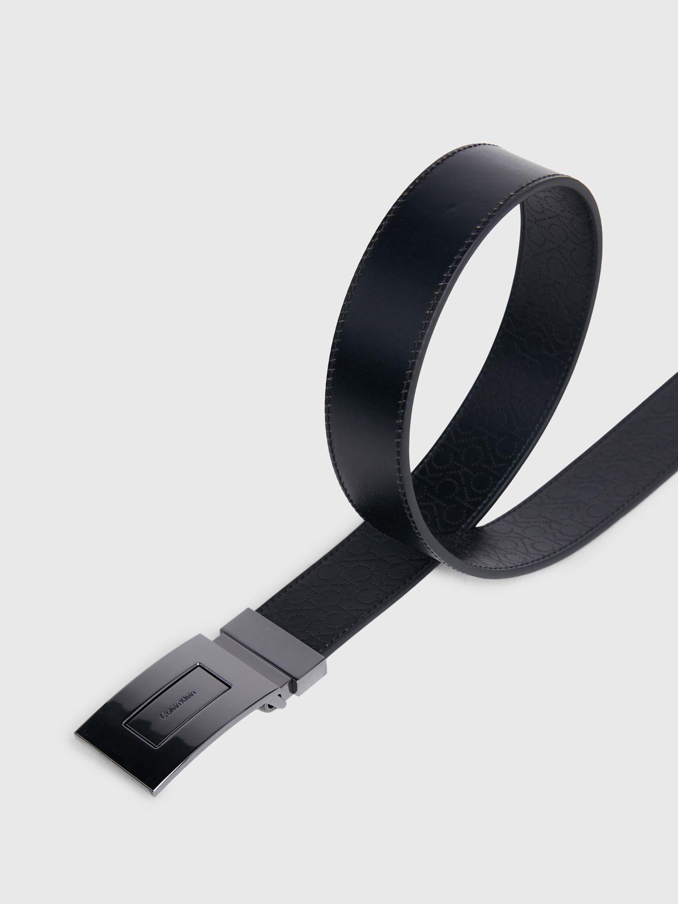 Cinturón Reversible Formal Plaque Negro Calvin Klein-4