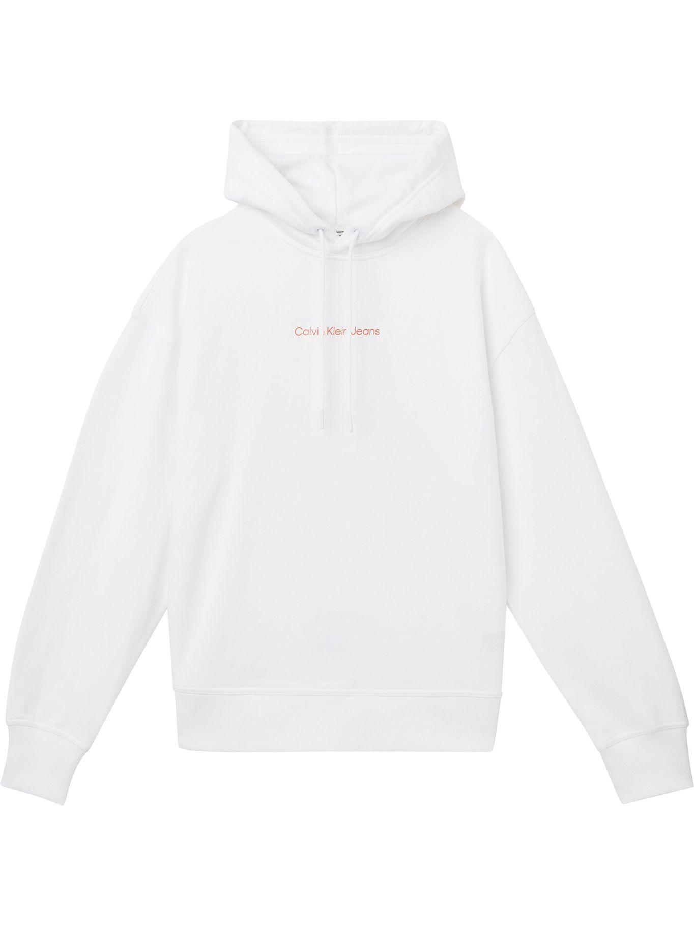 Hoodie Slogan Blanco YAF Calvin Klein-0