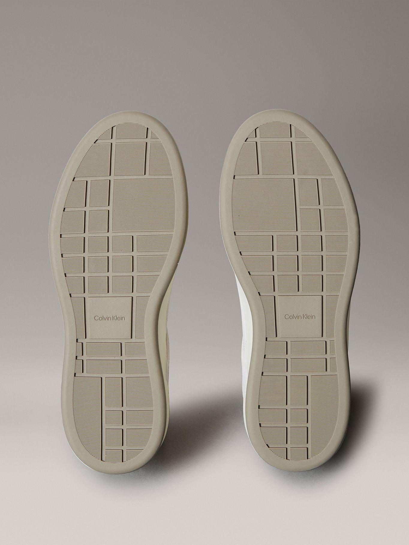 Zapatillas Basket de Cuero Blanco Calvin Klein-3