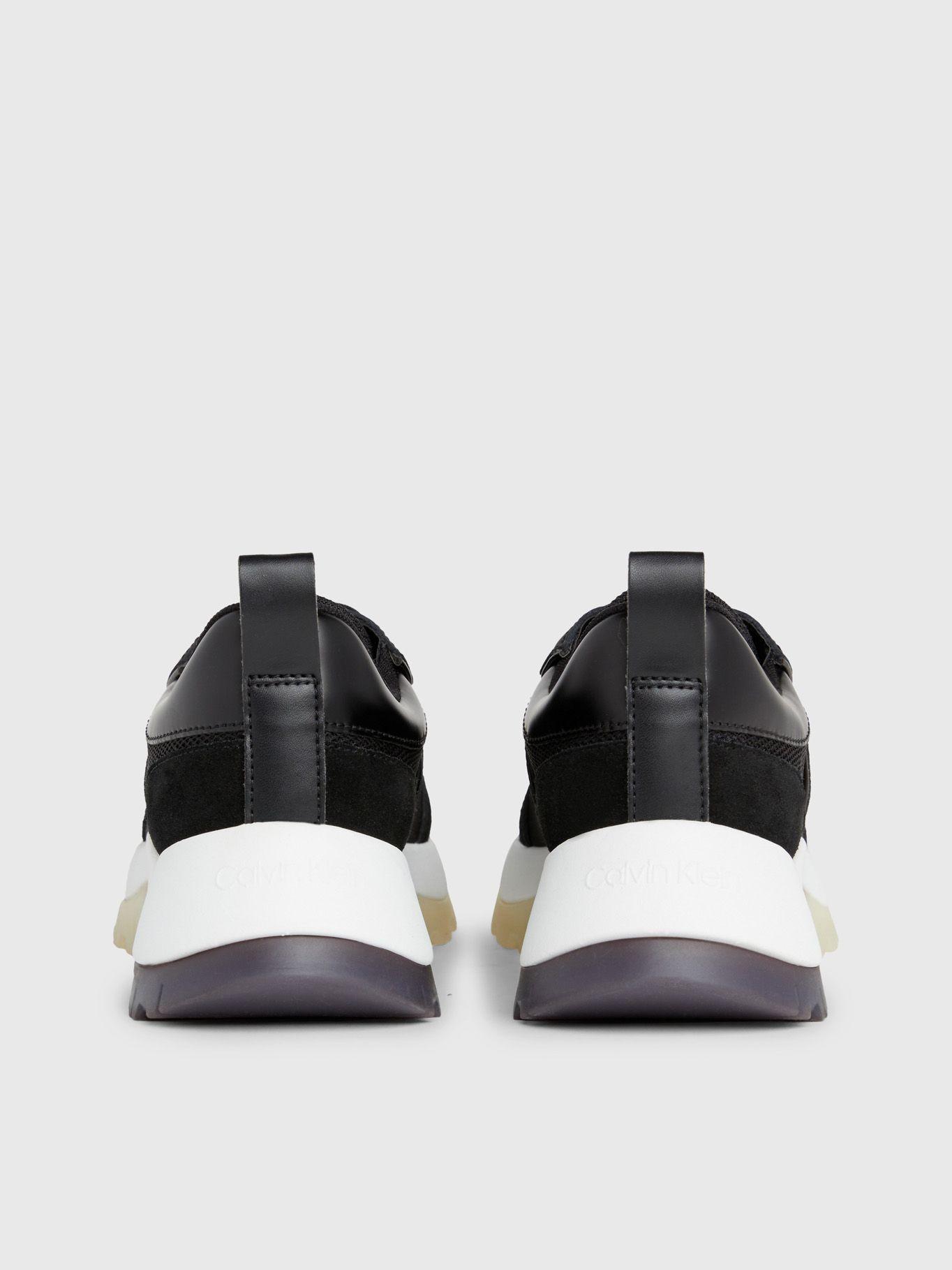 Zapatillas Runner Mesh Mix Negro Calvin Klein-1
