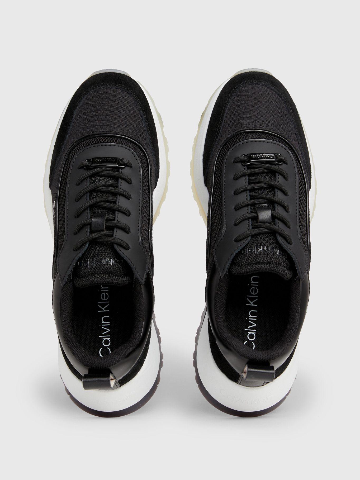 Zapatillas Runner Mesh Mix Negro Calvin Klein-2
