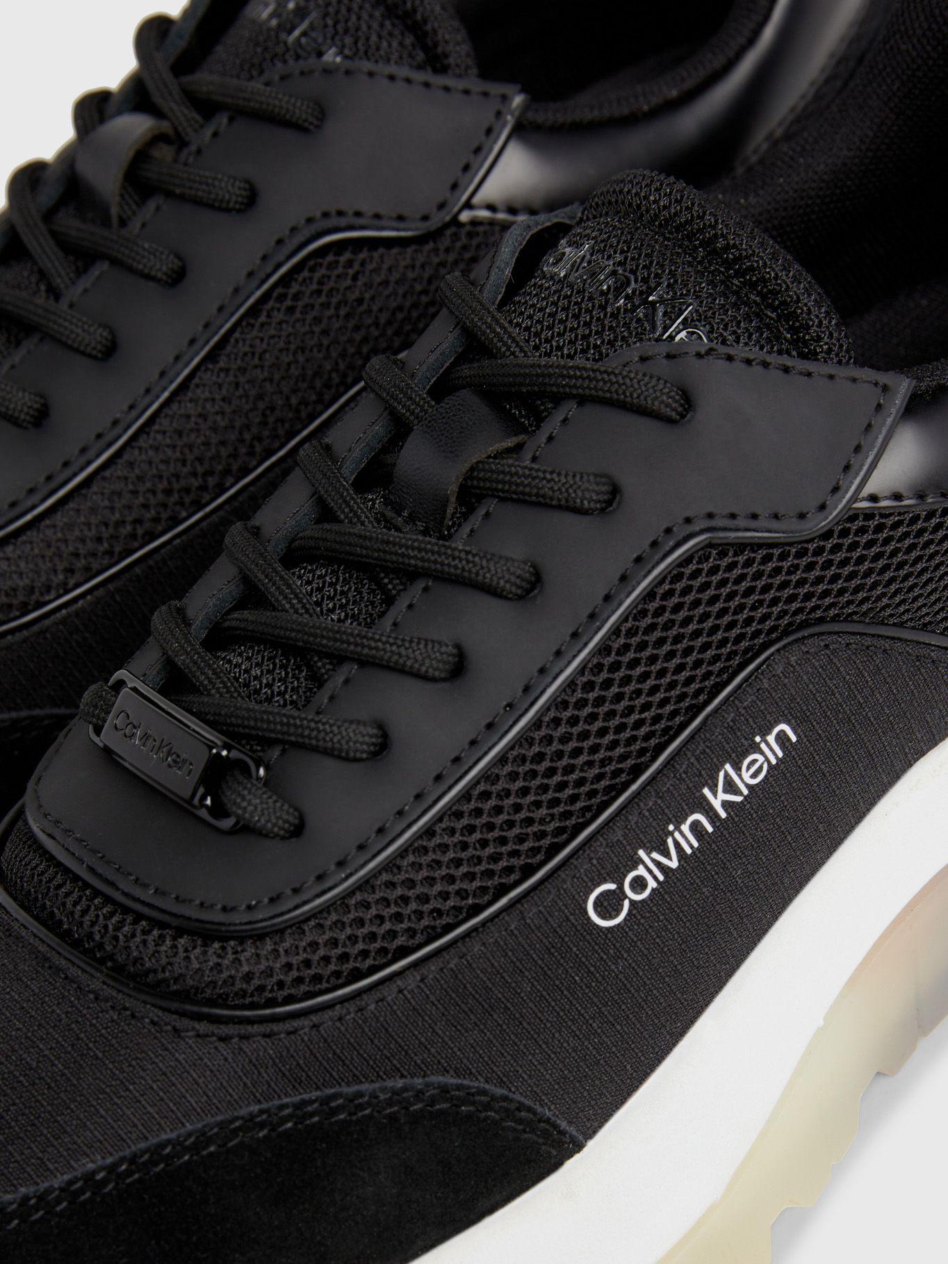 Zapatillas Runner Mesh Mix Negro Calvin Klein-6