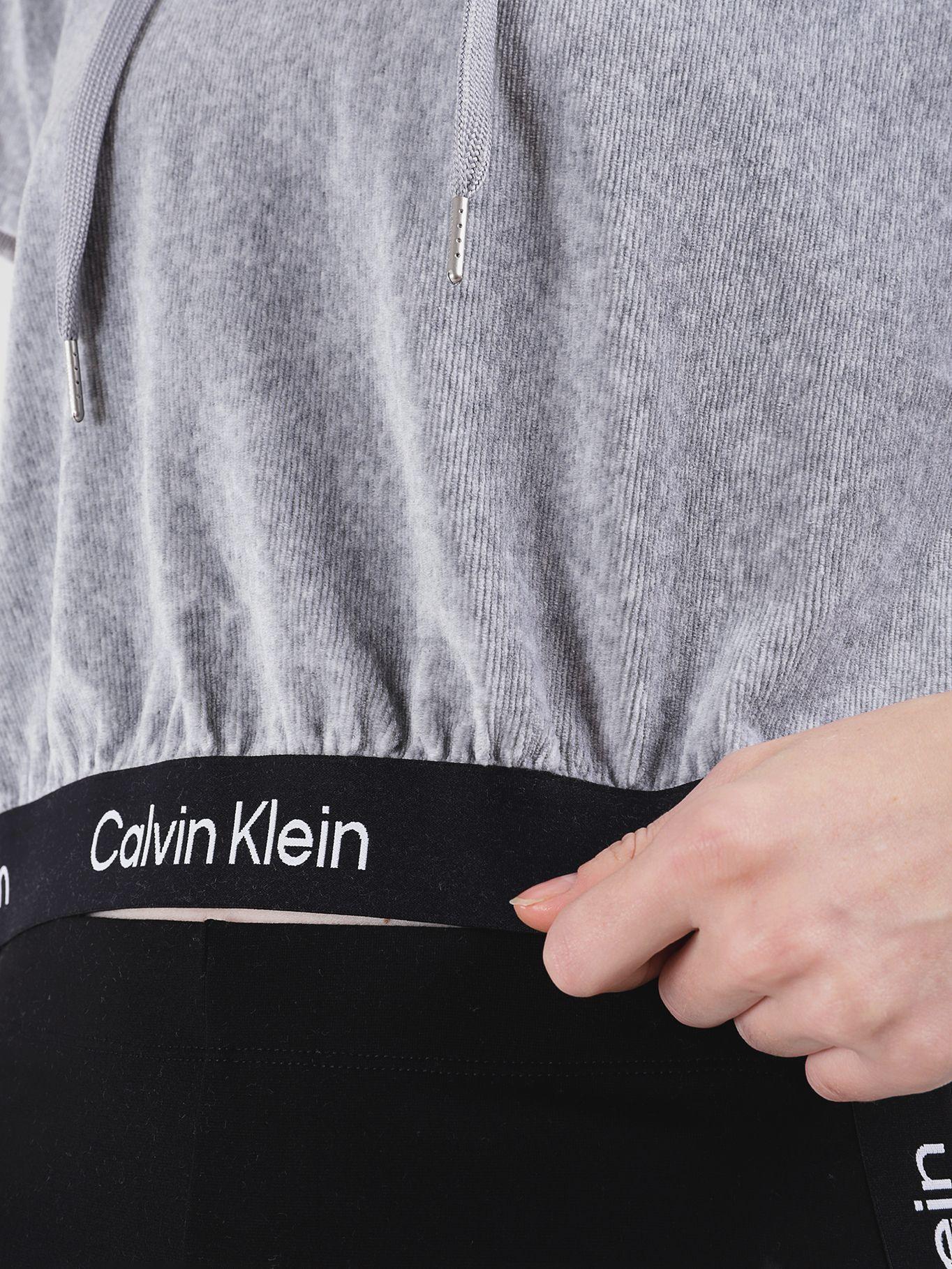 Polerón Logo Elastic Gris 282 Calvin Klein-3