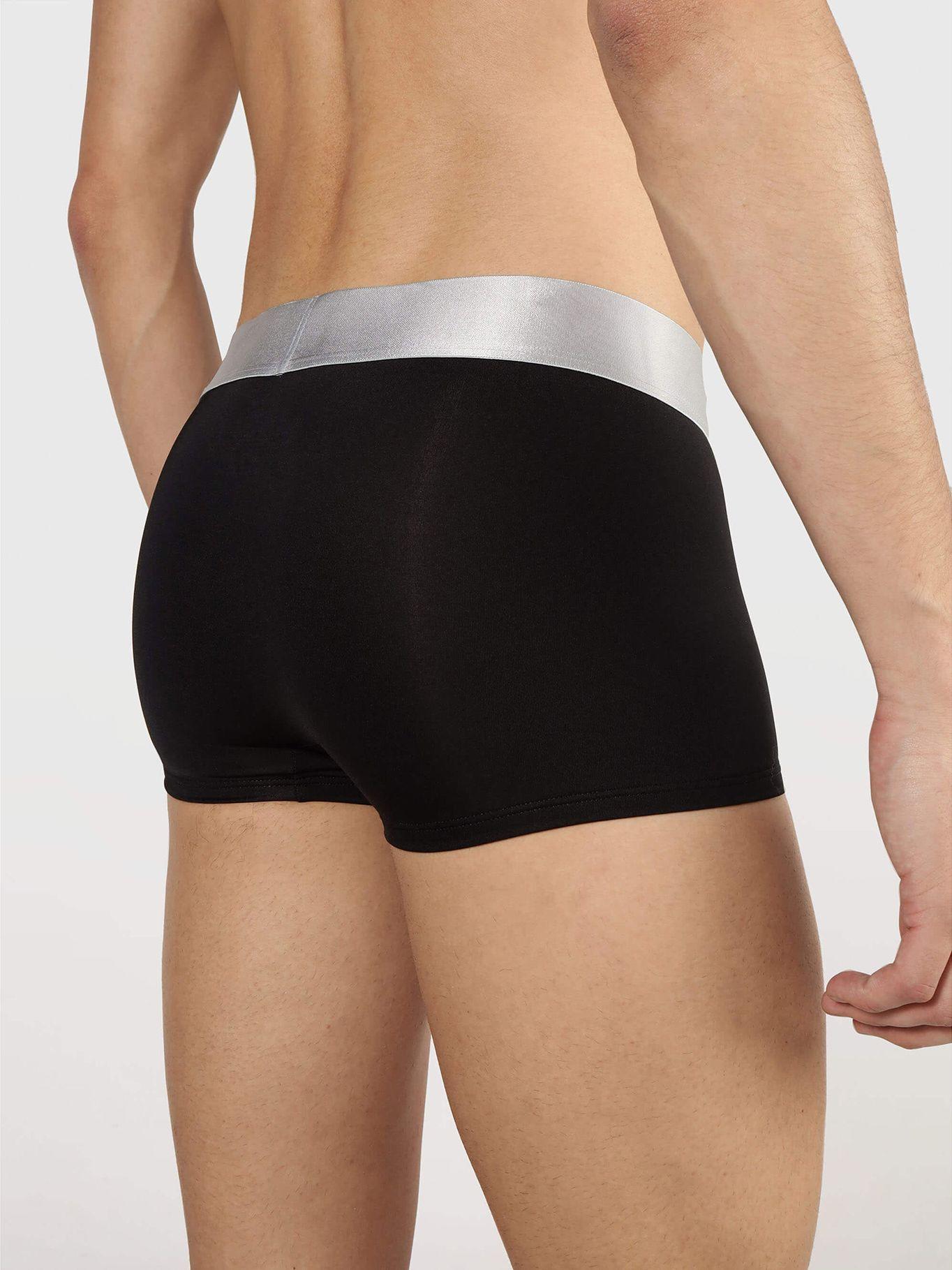 Pack 3 Bóxers Low Rise Trunk Steel Micro Negro-2