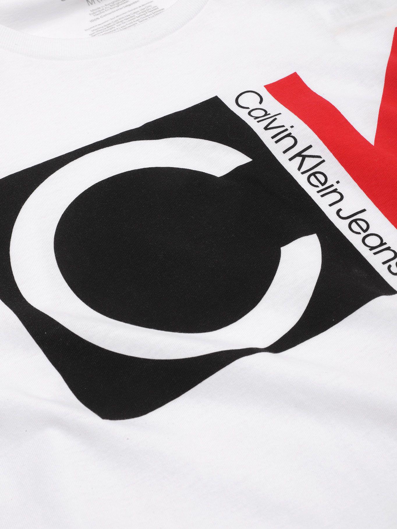 Polera Niño Statement Blanco Calvin Klein-2