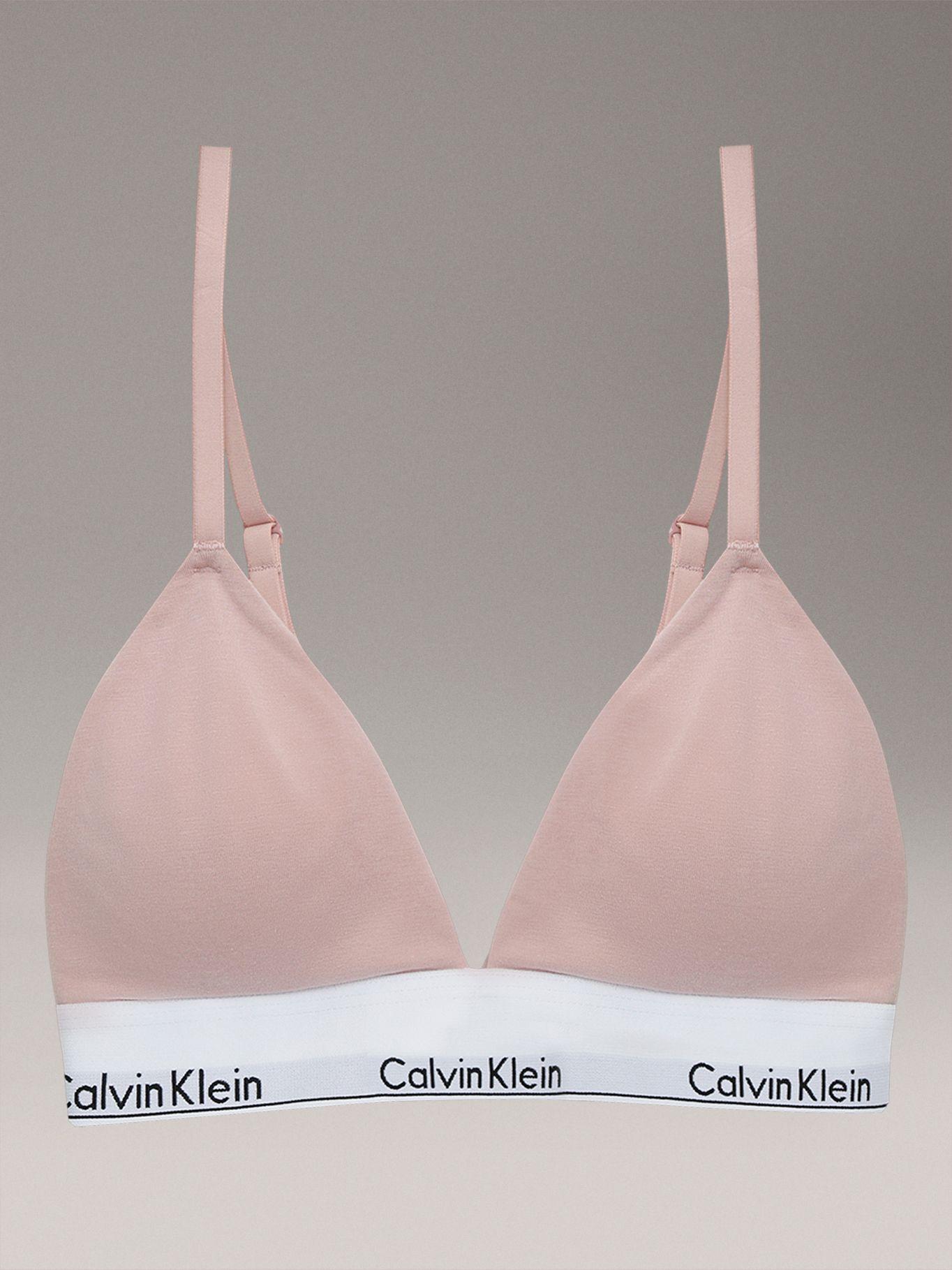 Bralette Triangular Modern Cotton Rosado Calvin Klein-4