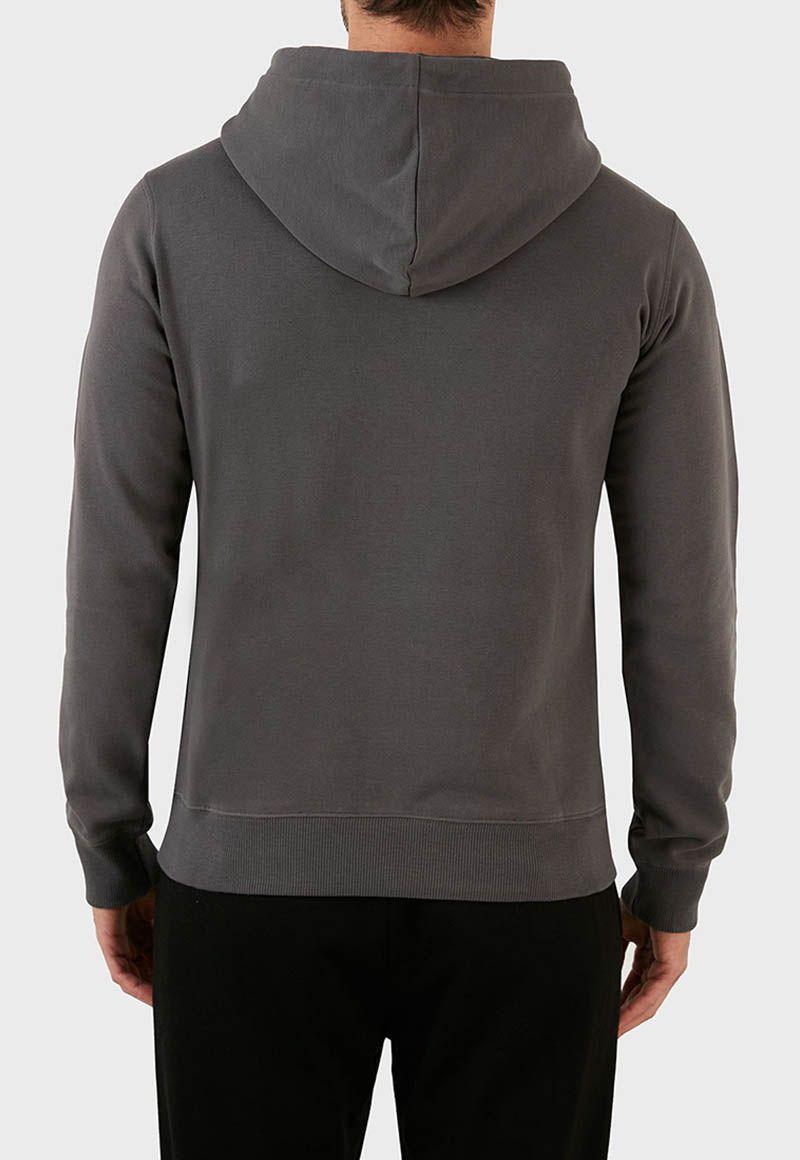 Hoodie Seasonal Monogram Gris Calvin Klein-1