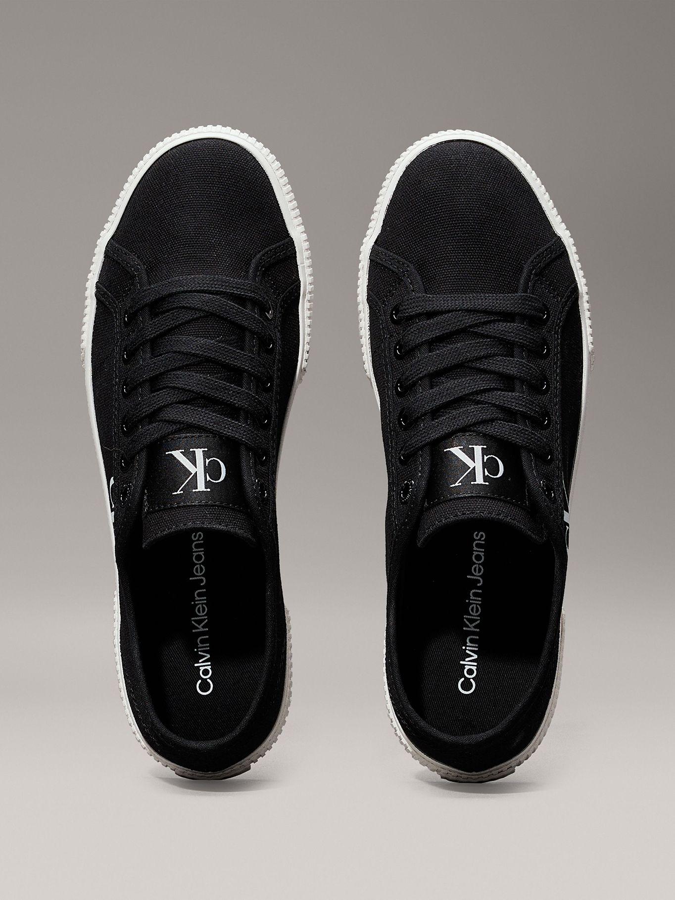 Zapatillas Lona Vulc Low Negro Calvin Klein-2