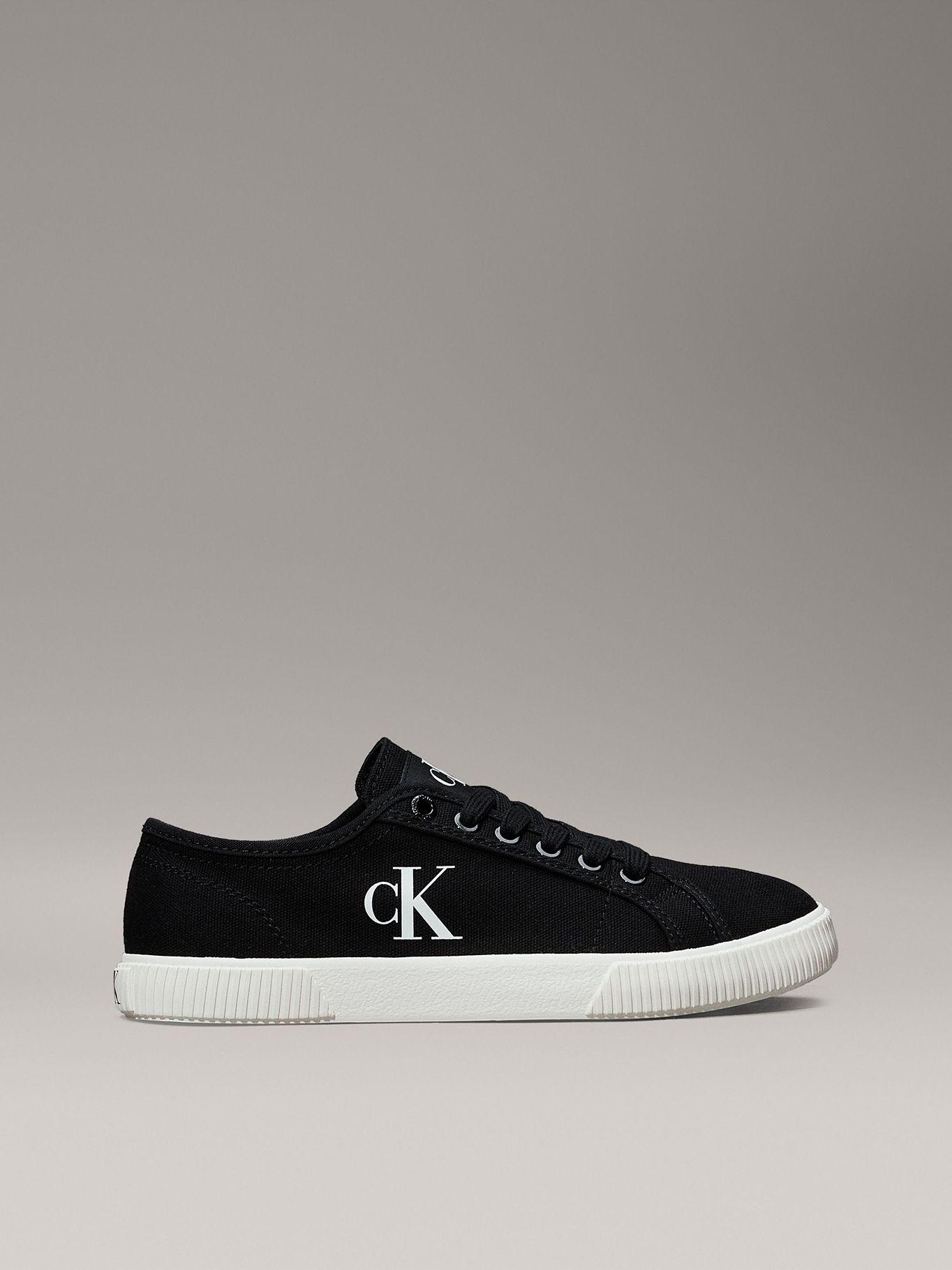 Zapatillas Lona Vulc Low Negro Calvin Klein-4