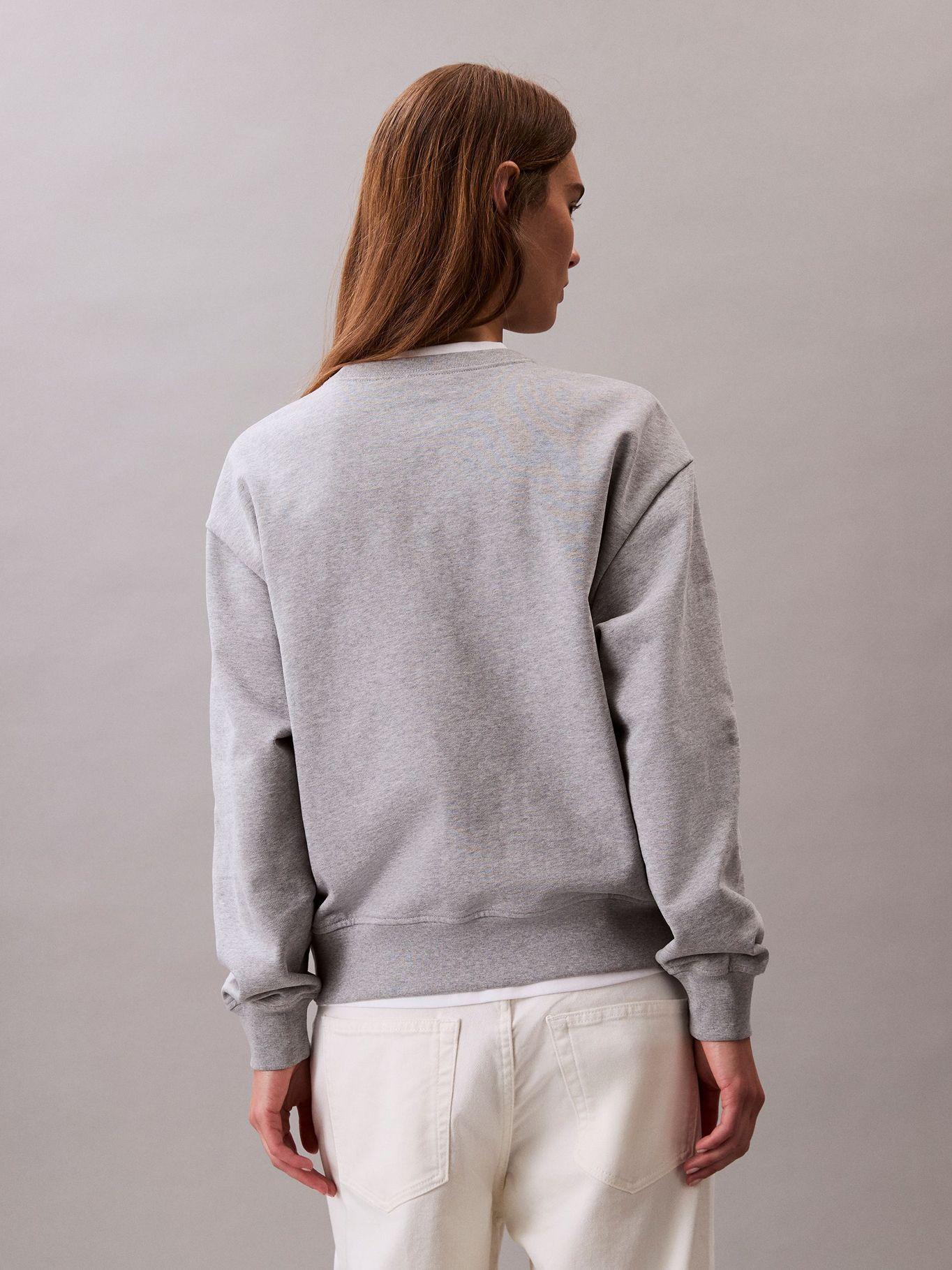 Polerón Relaxed de Logo Estampado Gris Calvin Klein-2