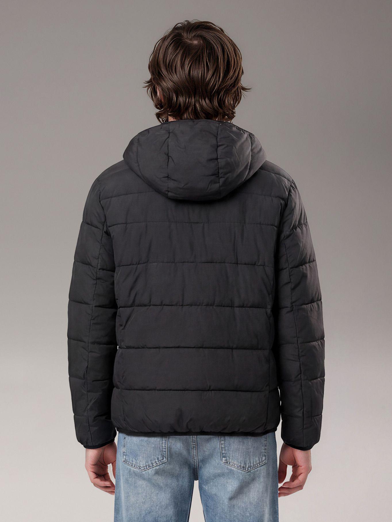 Parka Stretch con Gorro Gris Calvin Klein-3