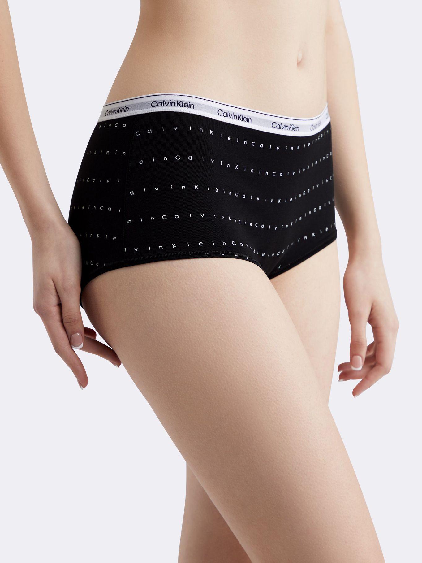 Calzón Hipster Moderno Mujer Negro Calvin Klein-0