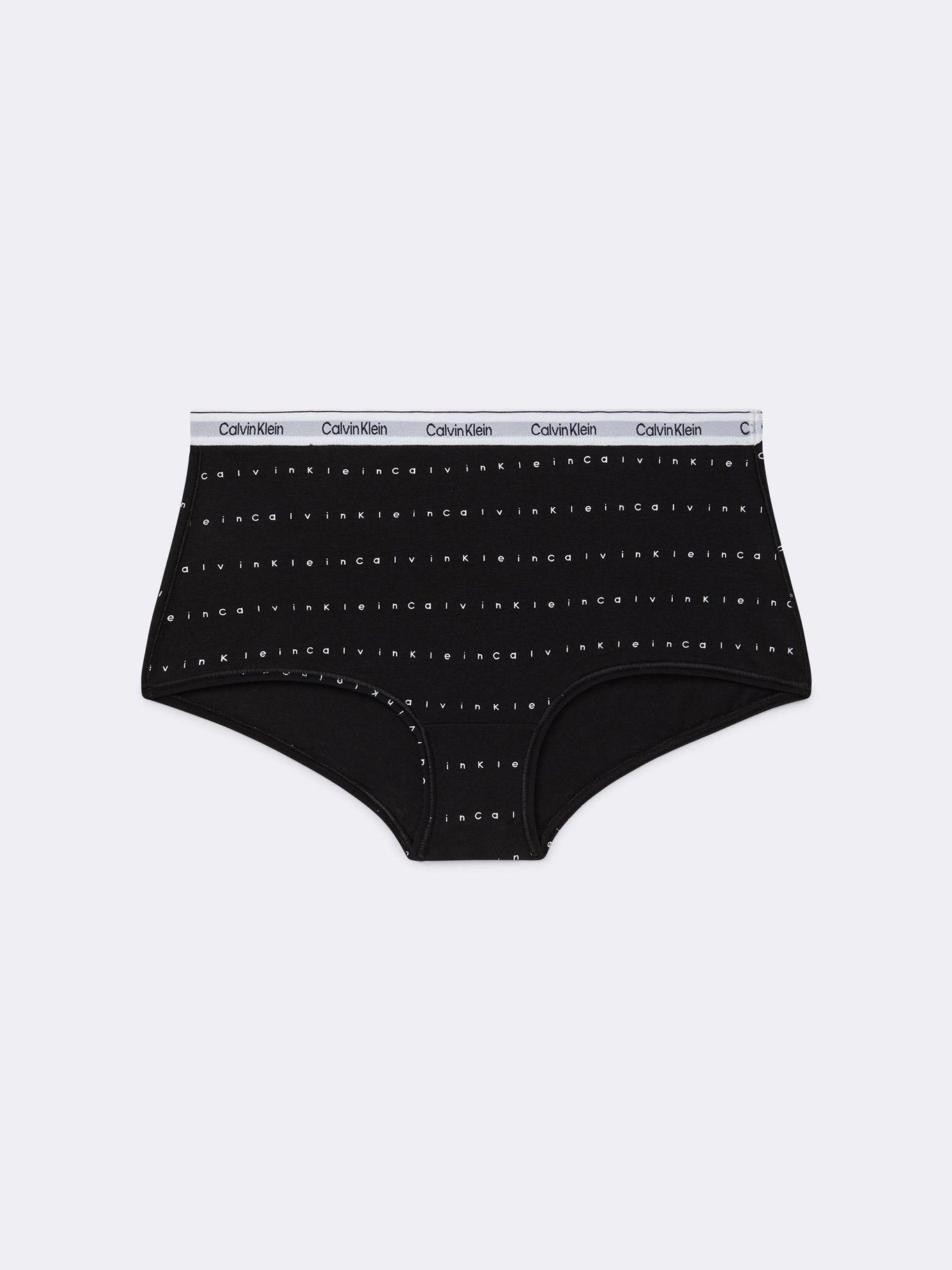 Calzón Hipster Moderno Mujer Negro Calvin Klein-4