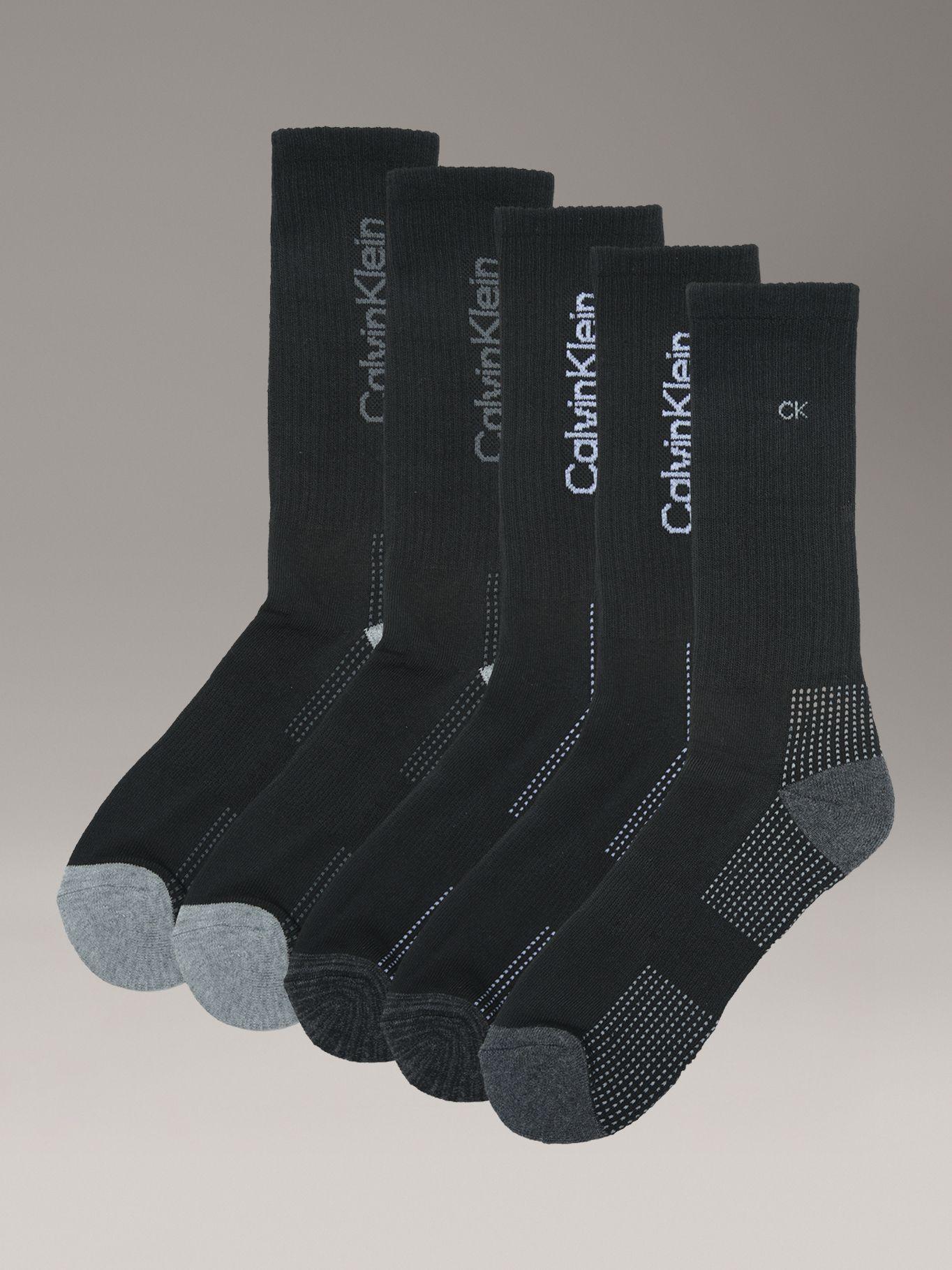 Pack de 5 Calcetines de Acolchados Negro Calvin Klein-0